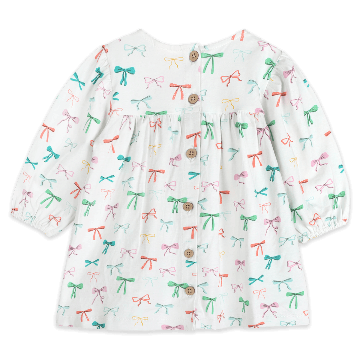 Bows Baby Dress & Legging (Organic Jersey) - Back