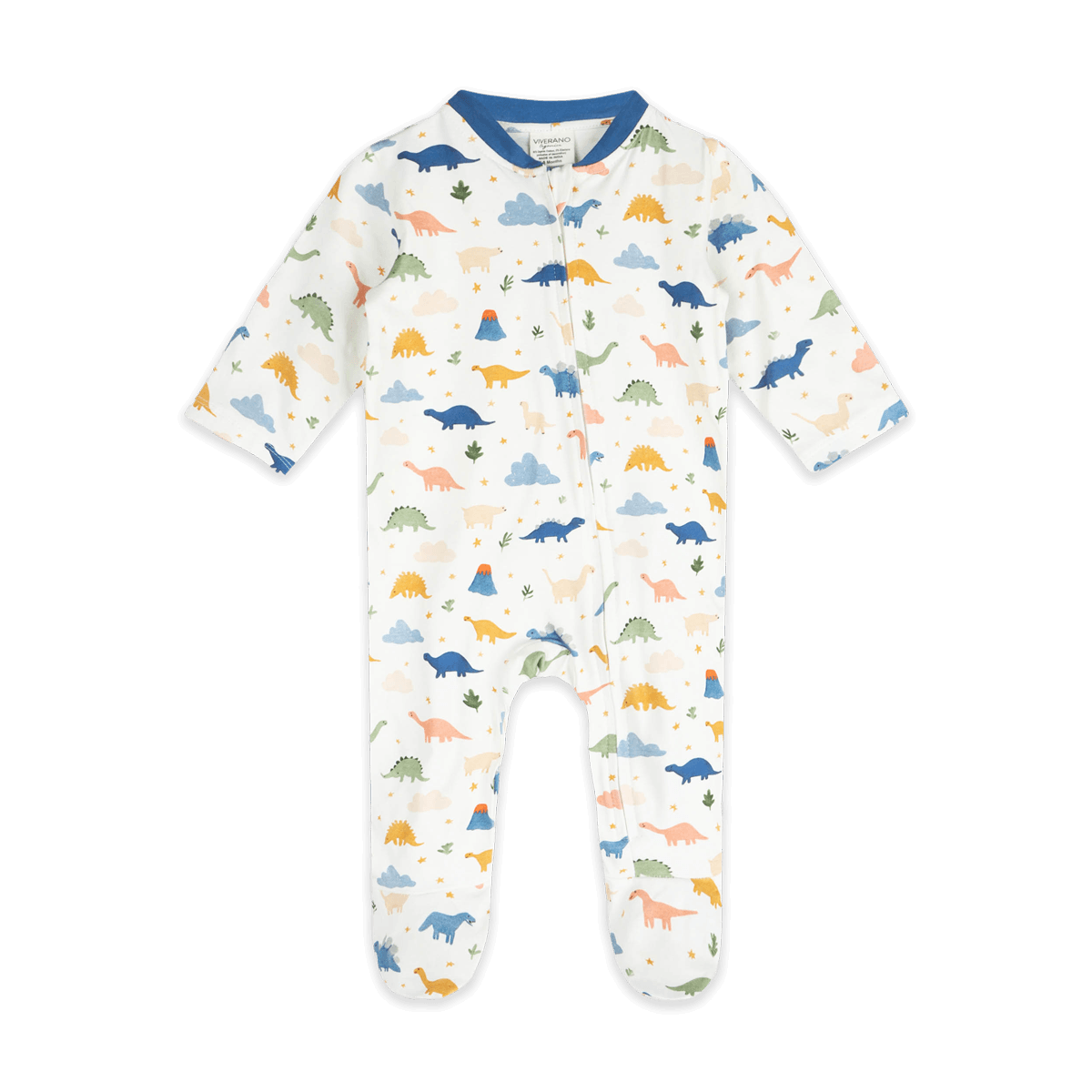 Dino Baby Footie (Organic Jersey) - Front