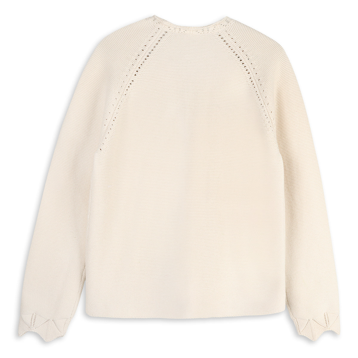 Ella Crochet Flower Organic Knit Women’s Cardigan by Viverano Organics