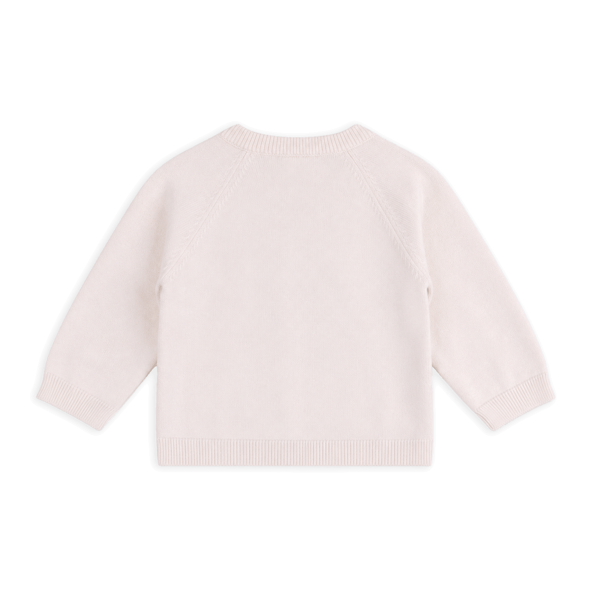 Surf Embroidered Baby Knit Pullover, Organic Cotton - Back