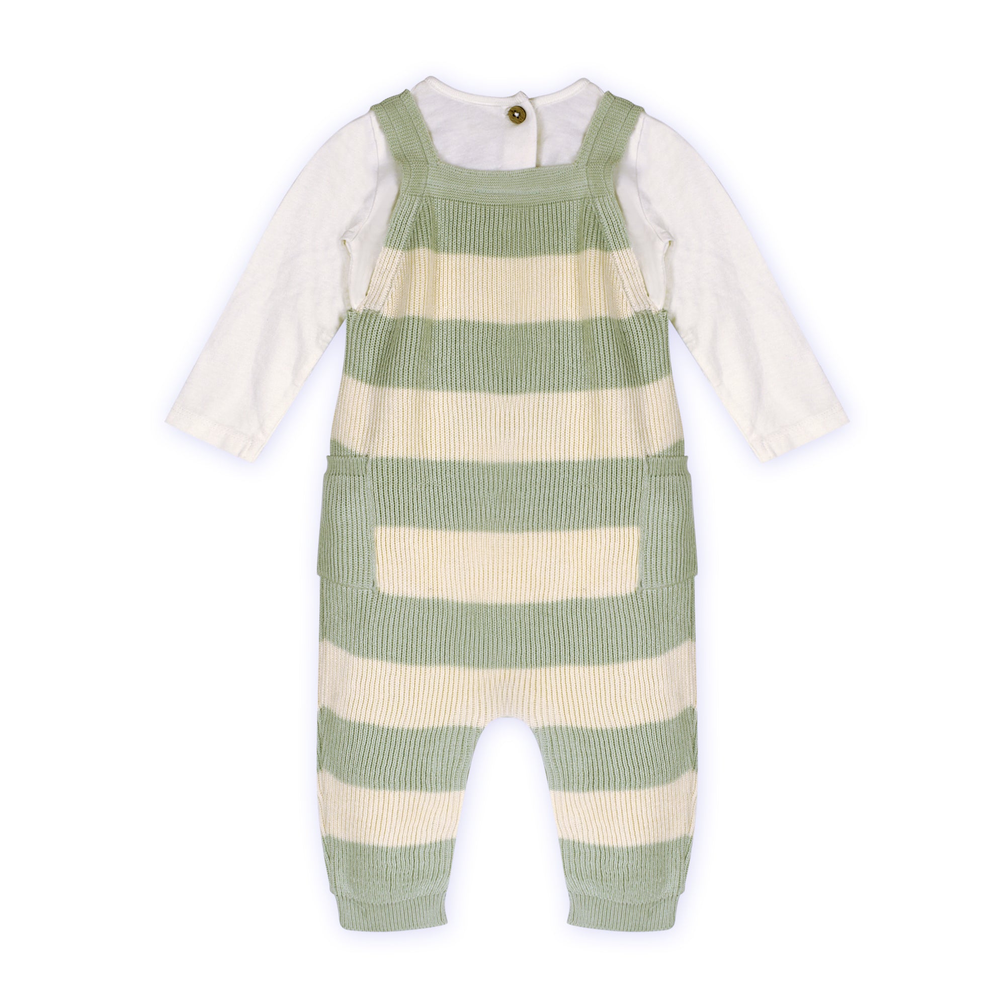 Alfie Textured Baby Overall Back (Organic Cotton)