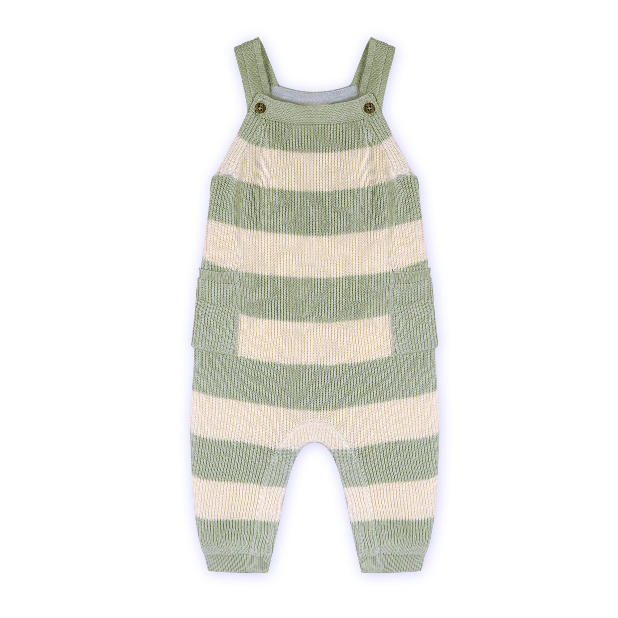 Alfie Textured Baby Overall Front (Organic Cotton)