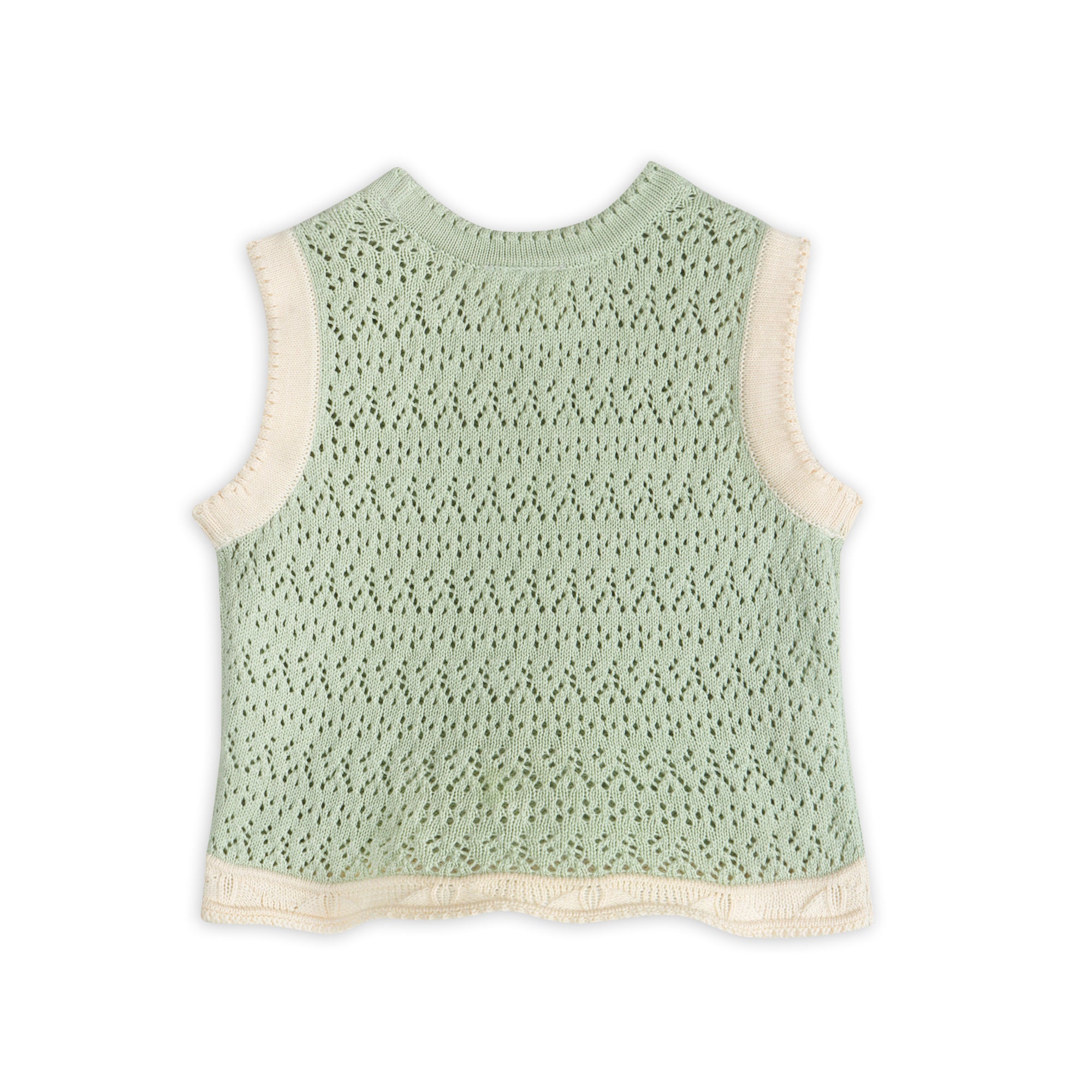 Poppy Textured Baby Tank Back (Organic Cotton)