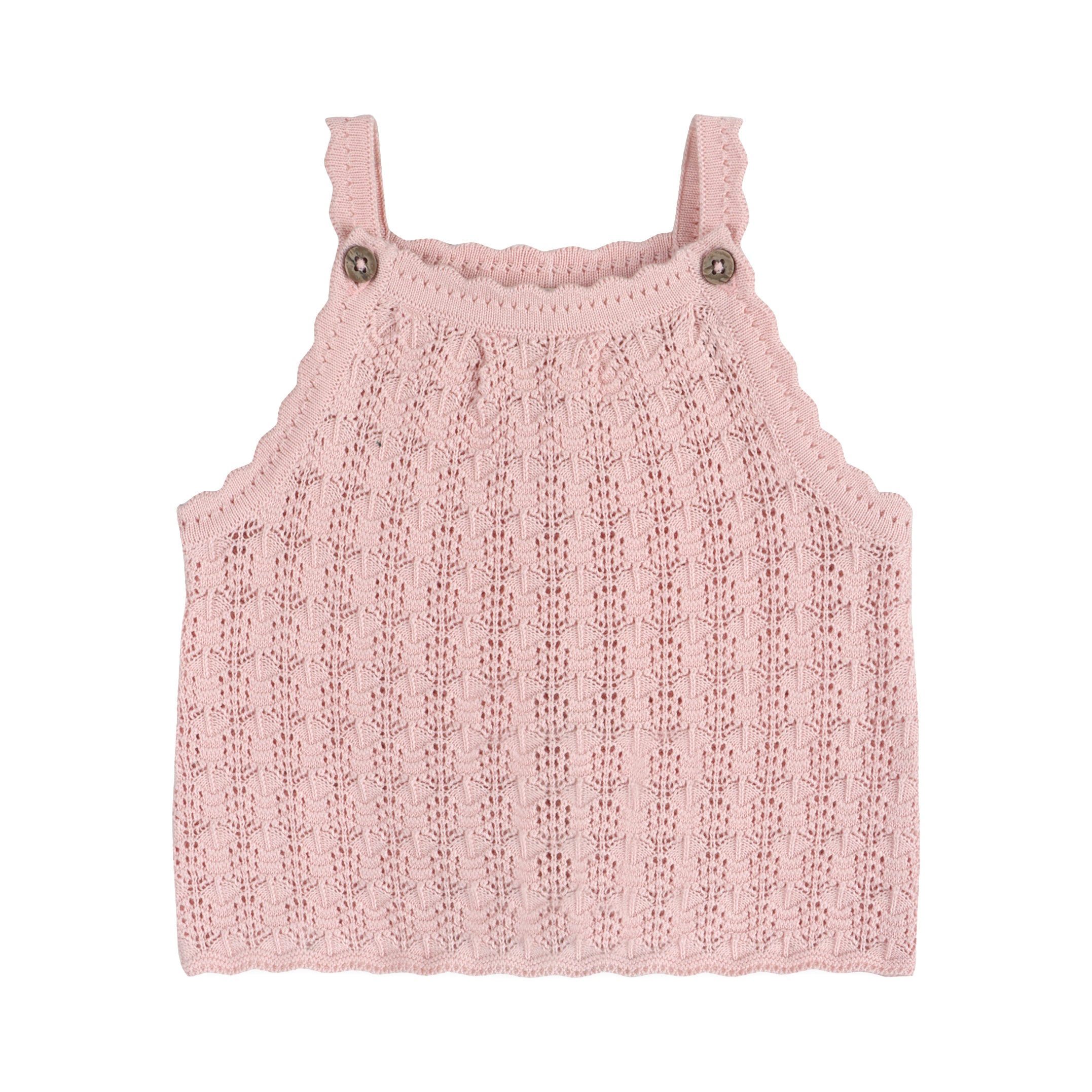 Nyla Textured Baby Tank Front (Organic Cotton)