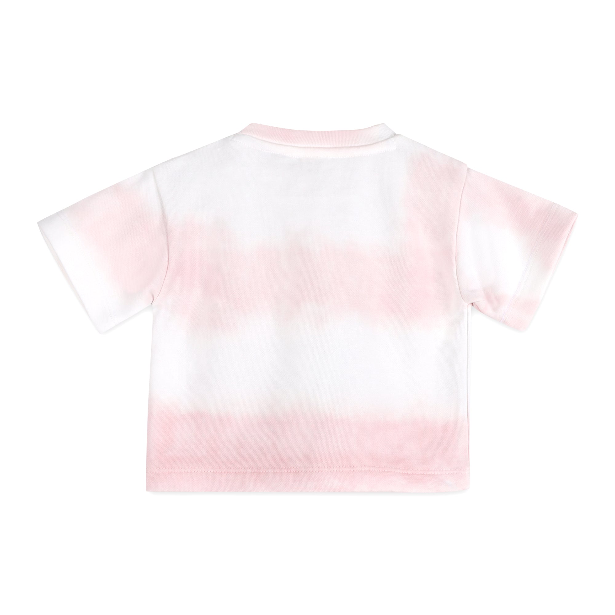 Blush Bloom Tie Dye Cozy Baby Tee Back (Organic Jersey)
