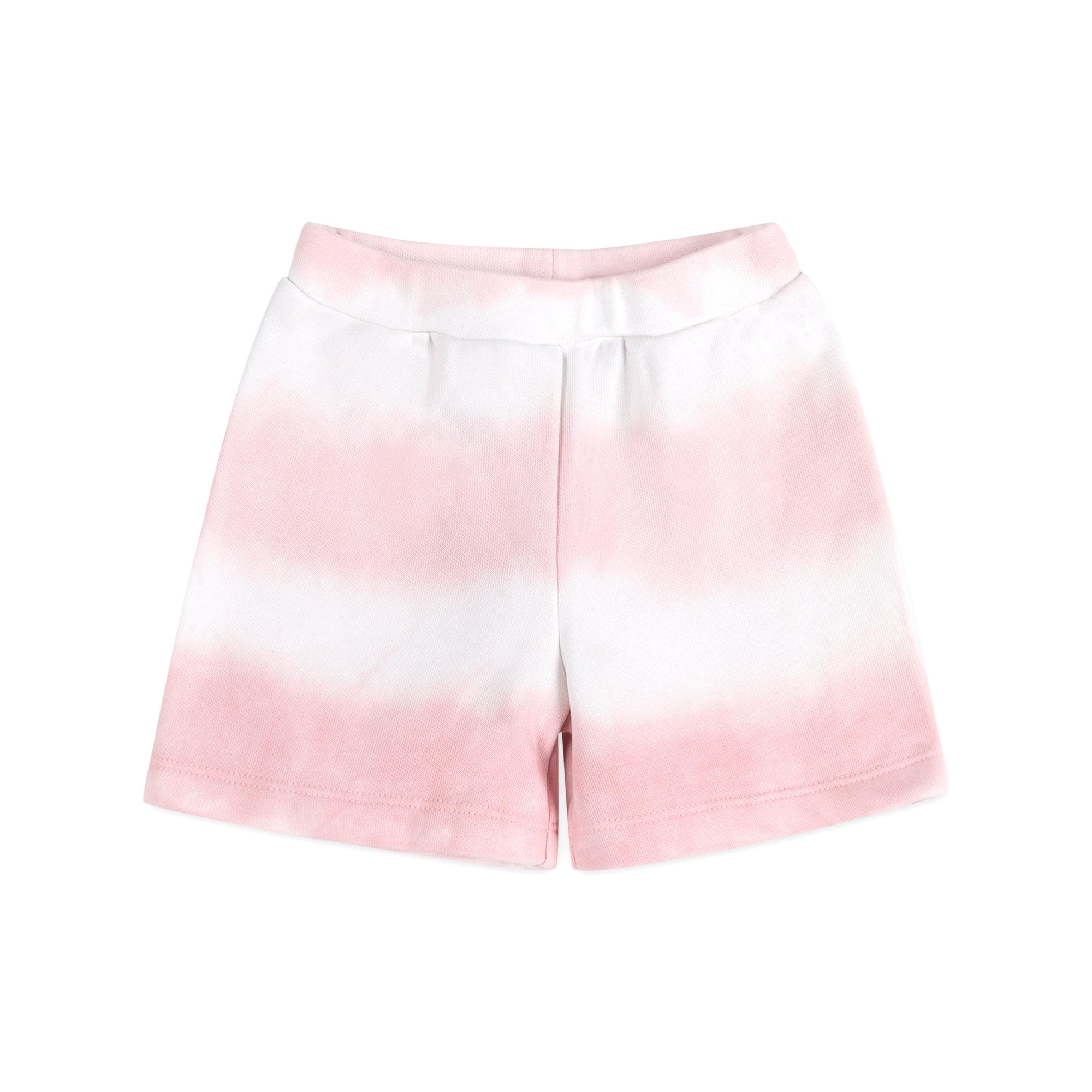 Blush Bloom Tie Dye Cozy Baby Shorts (Organic Jersey)