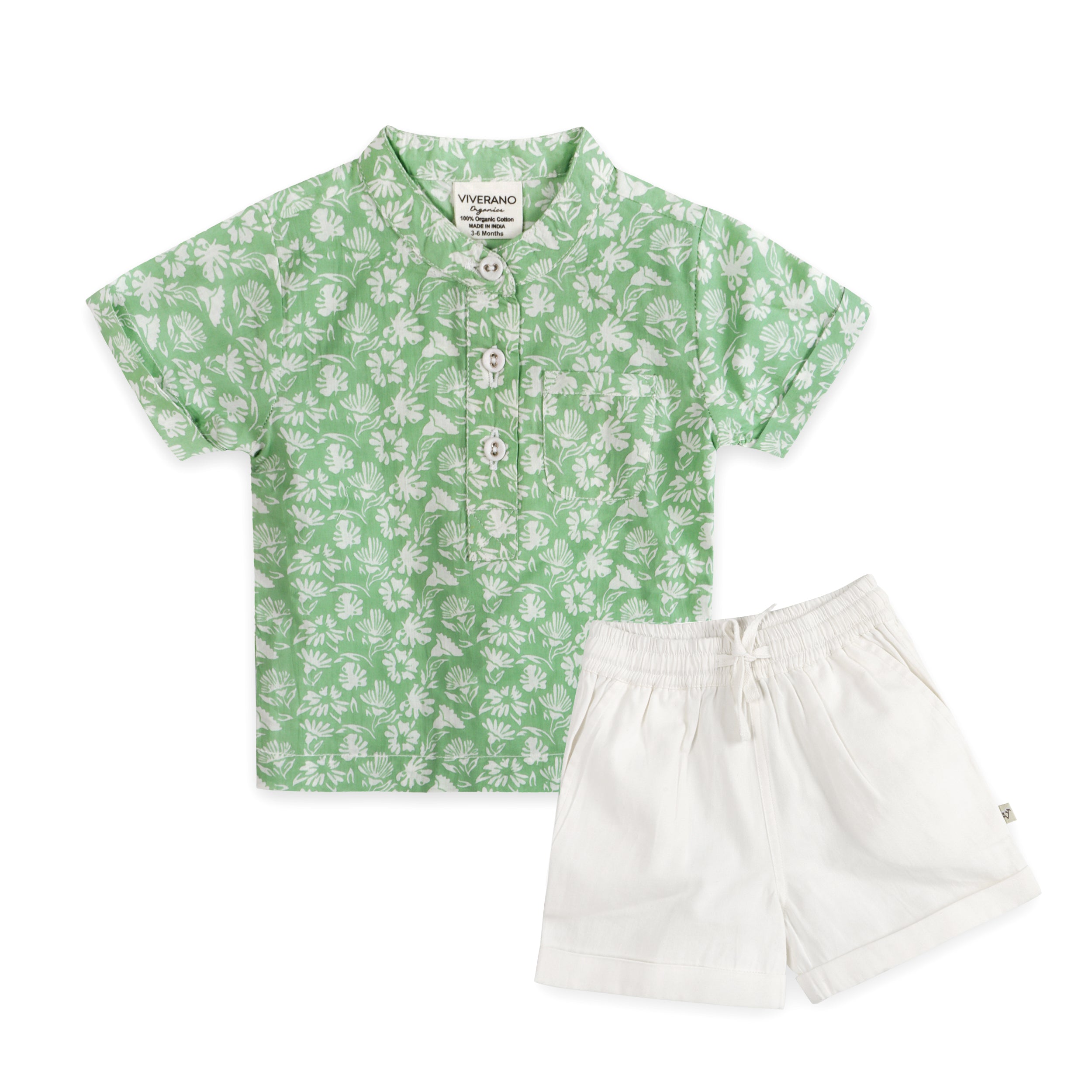 Summer Baby Shirt + Shorts (Organic)