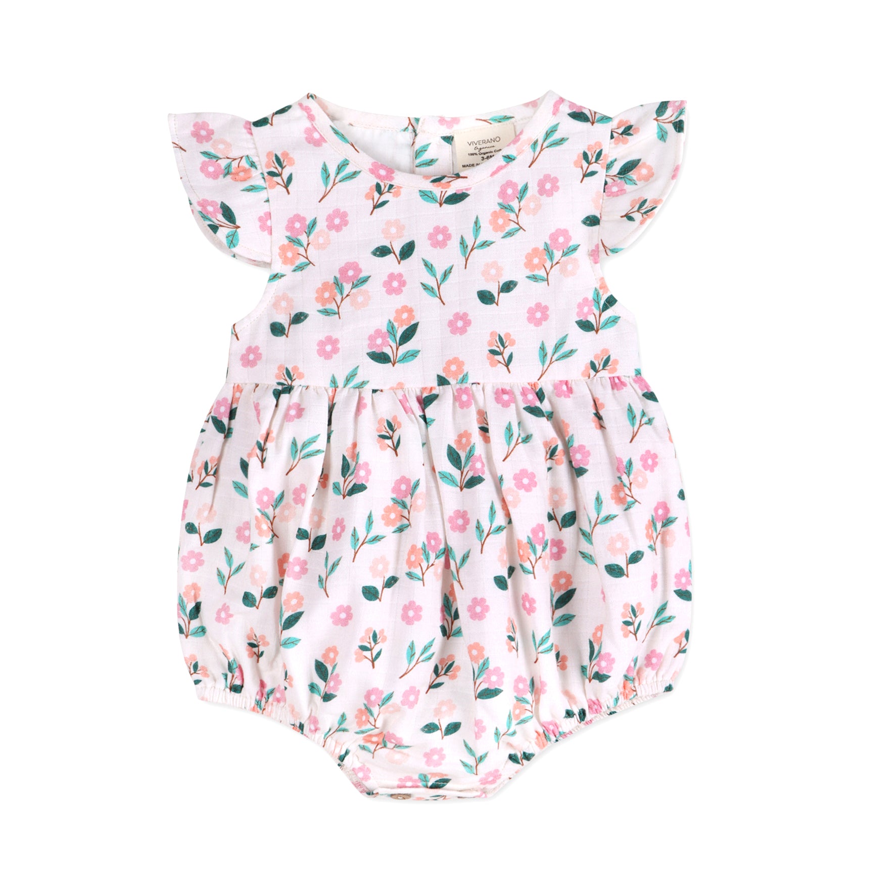 Bloom Baby Ruffle Romper + Headband (Organic Muslin)