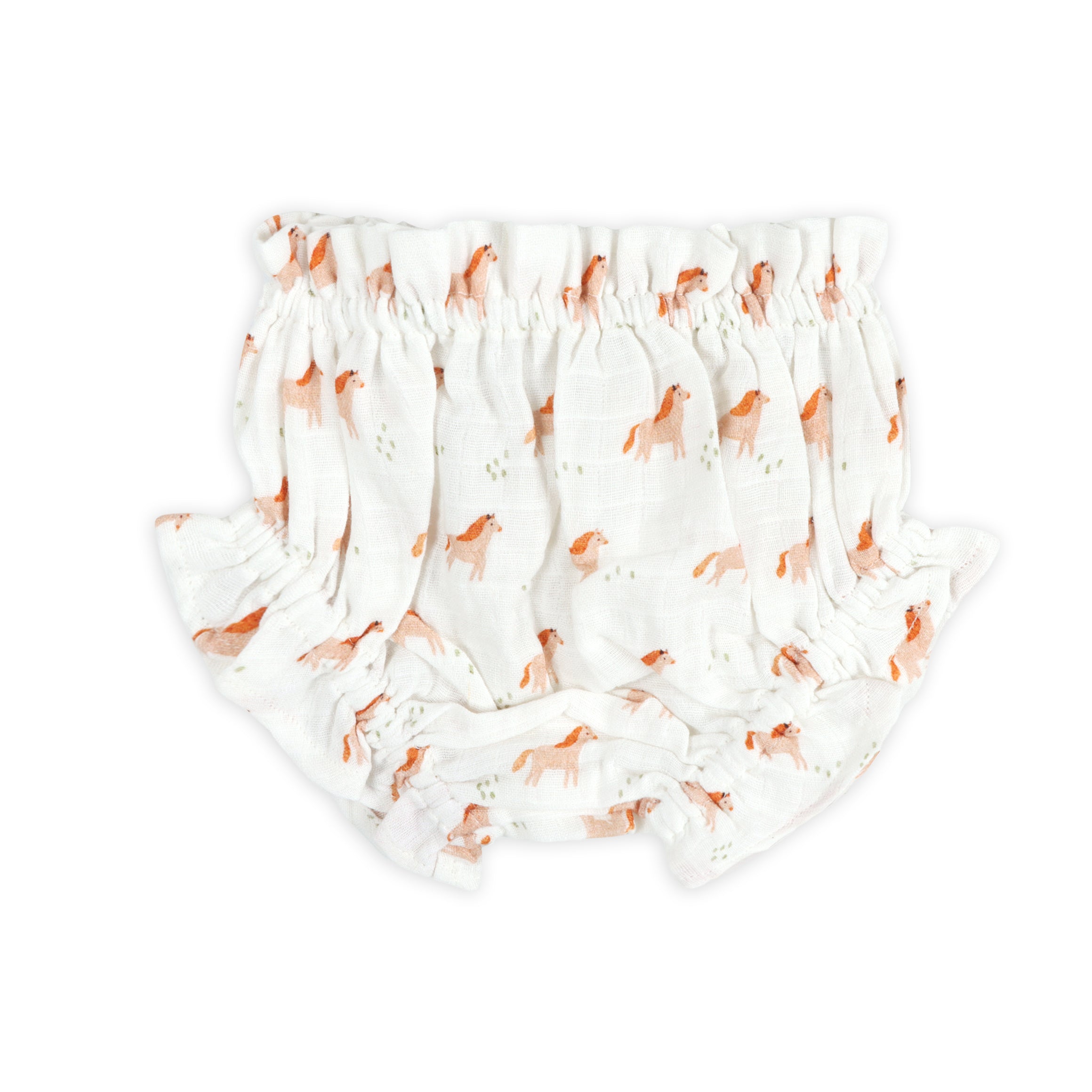 Horse Baby Bloomer (Organic Muslin)