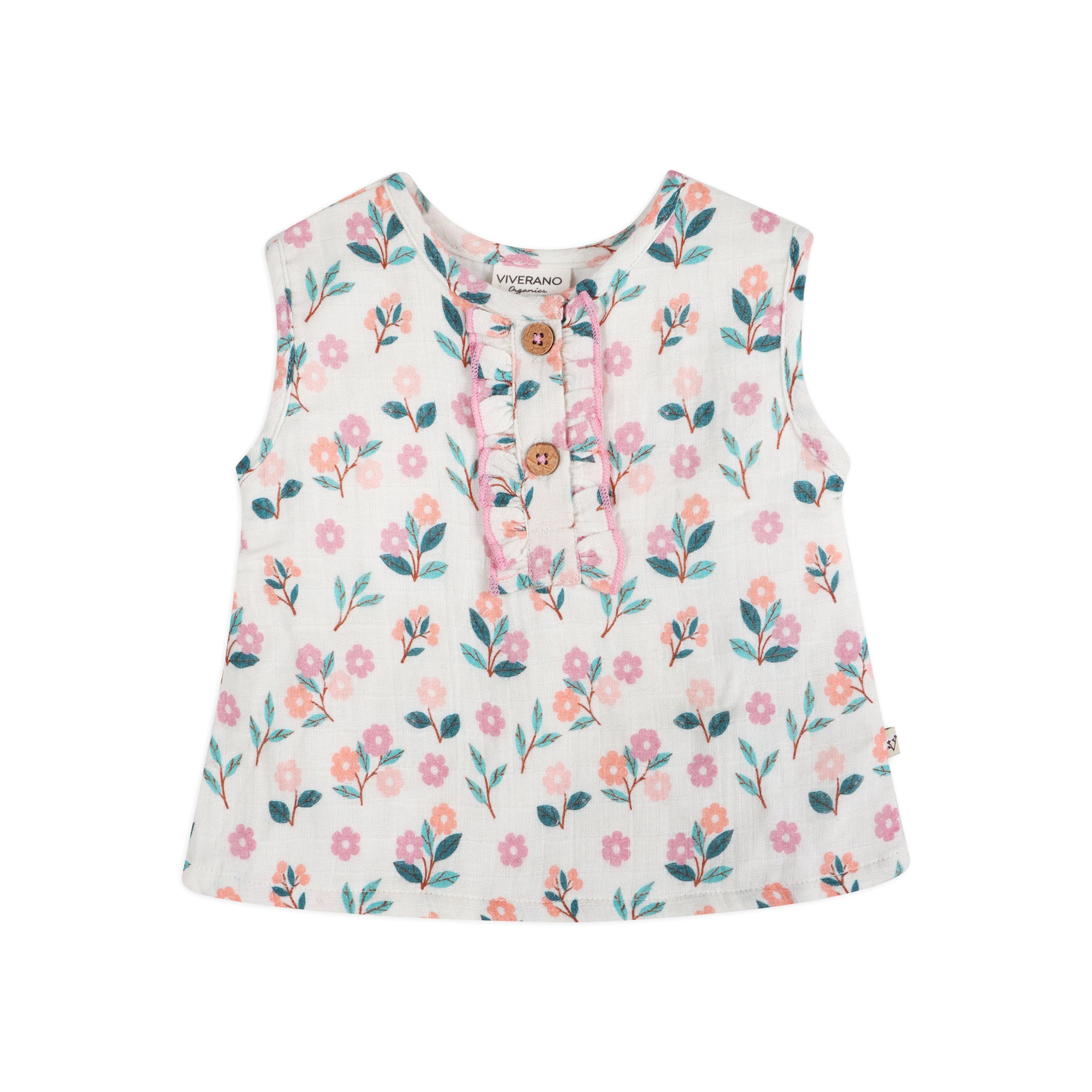 Bloom Baby Top Front (Organic Muslin)