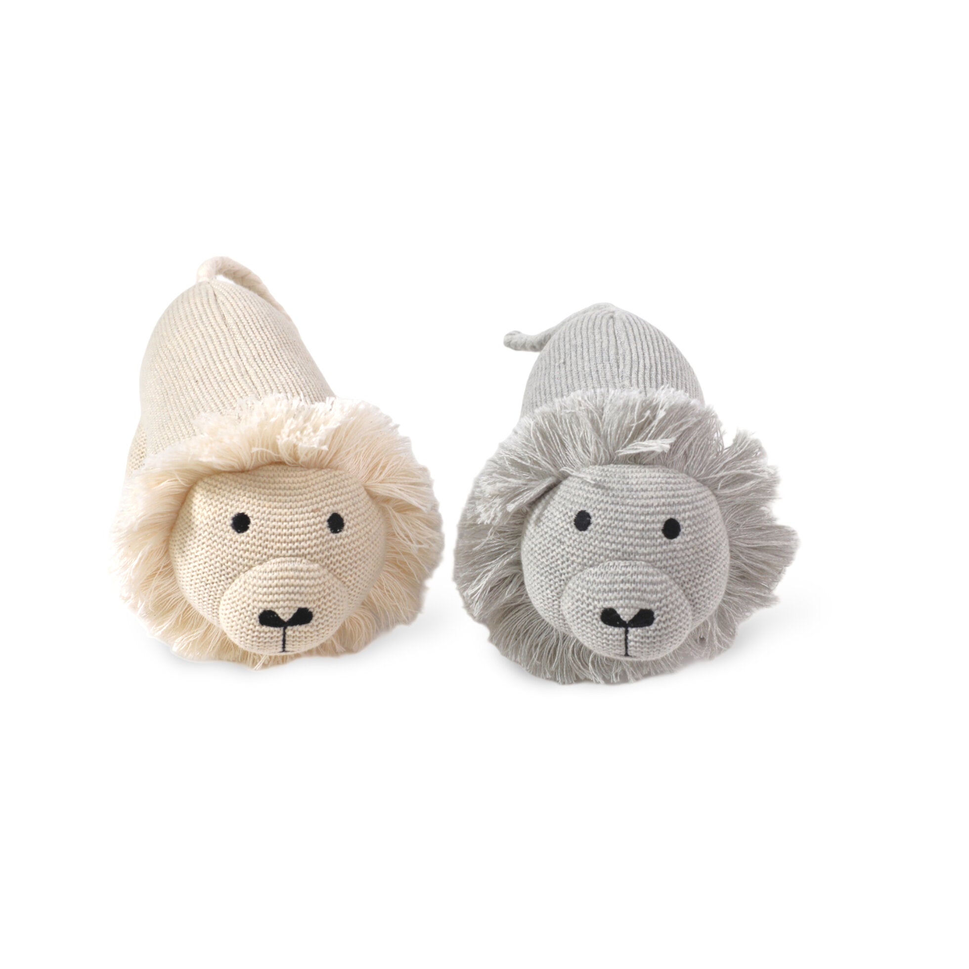 Lion Knit Stuffed Animal Toy (Organic Cotton) by Viverano Organics