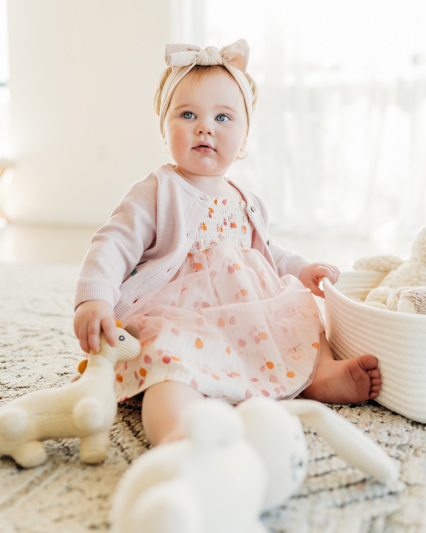Little Dino - Organic Knit Stuffed Animal Baby Toy