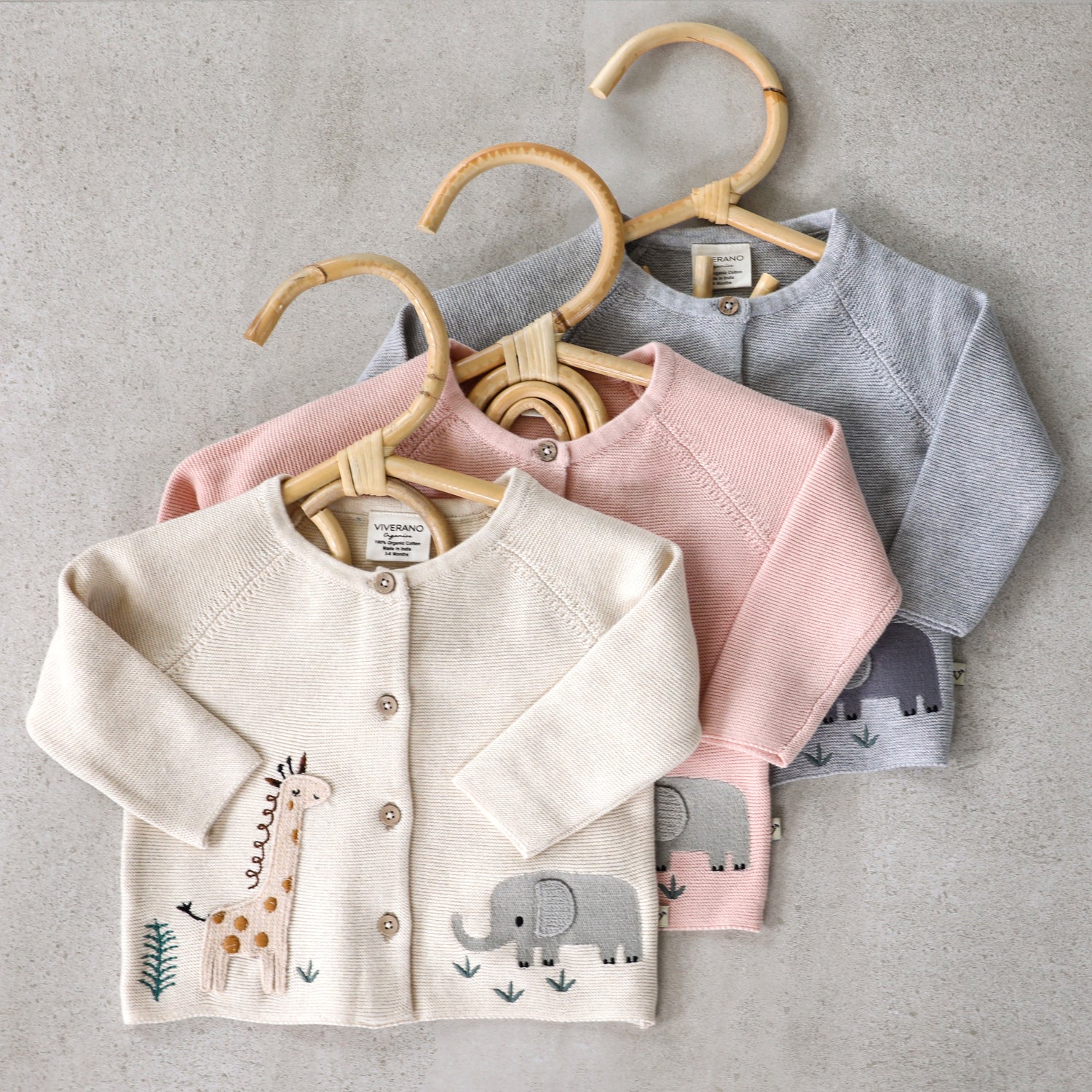 Baby Cardigan - Animal Safari