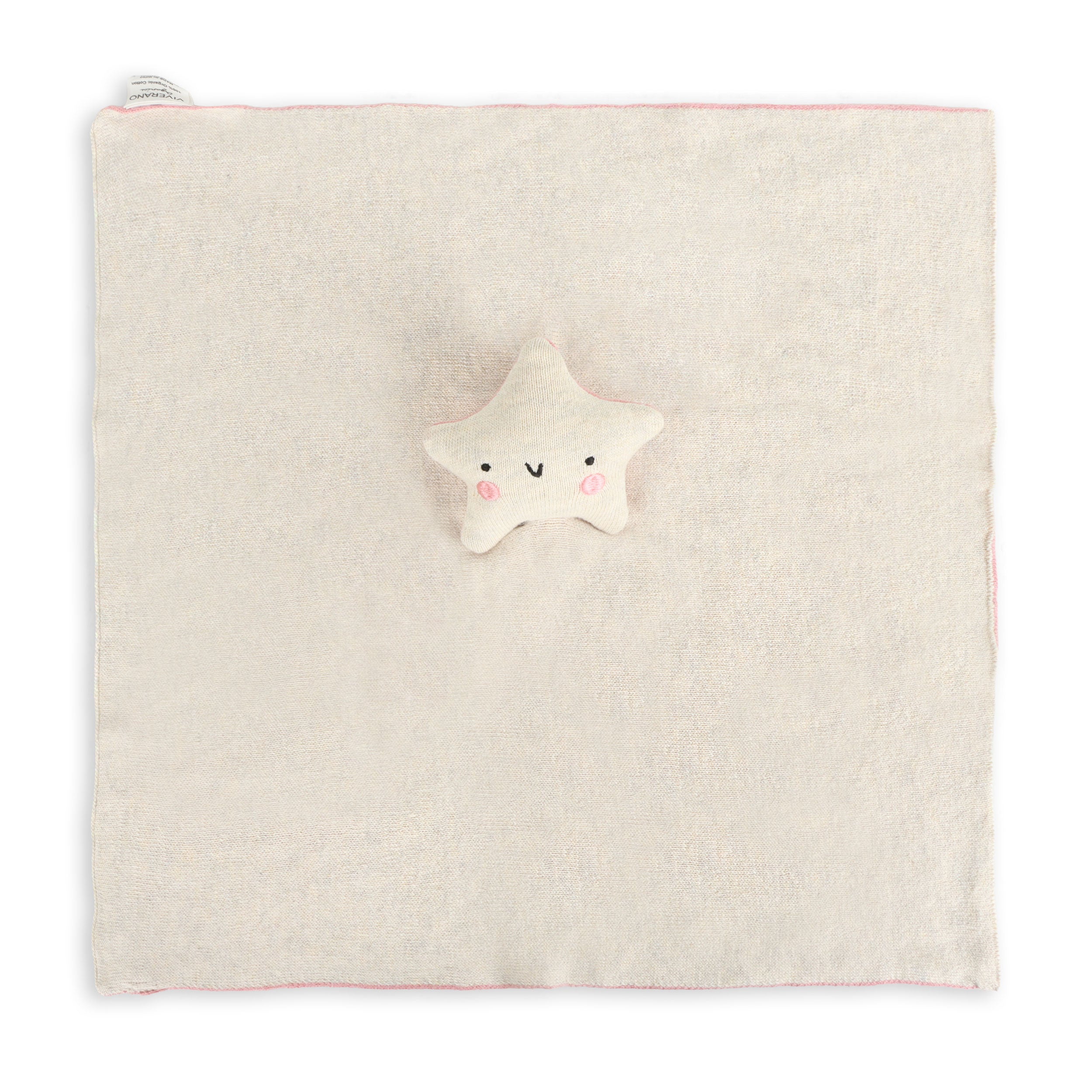 Stars - Jacquard Knit Baby Blanket & Lovey Gift SET (Organic)