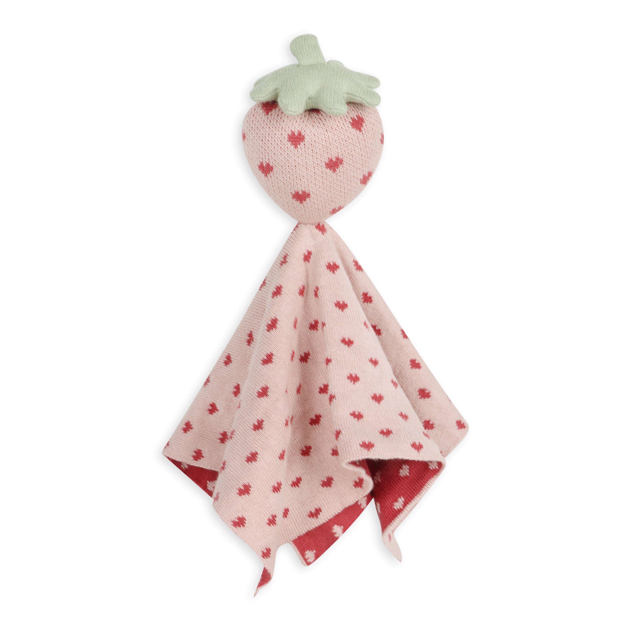 Strawberry - Organic Baby Lovey Security Blanket