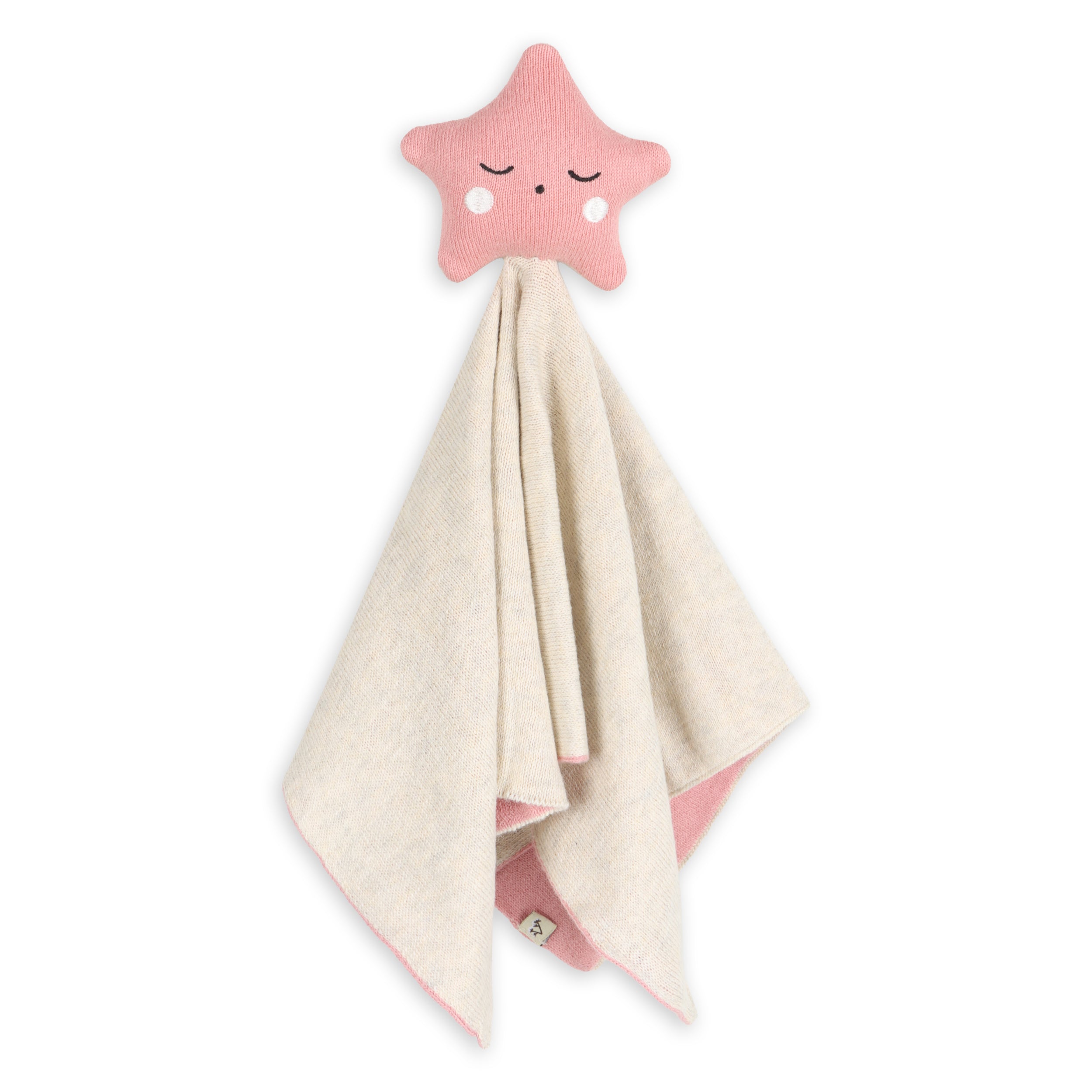 Star - Organic Baby Lovey Security Blanket Cuddle Cloth