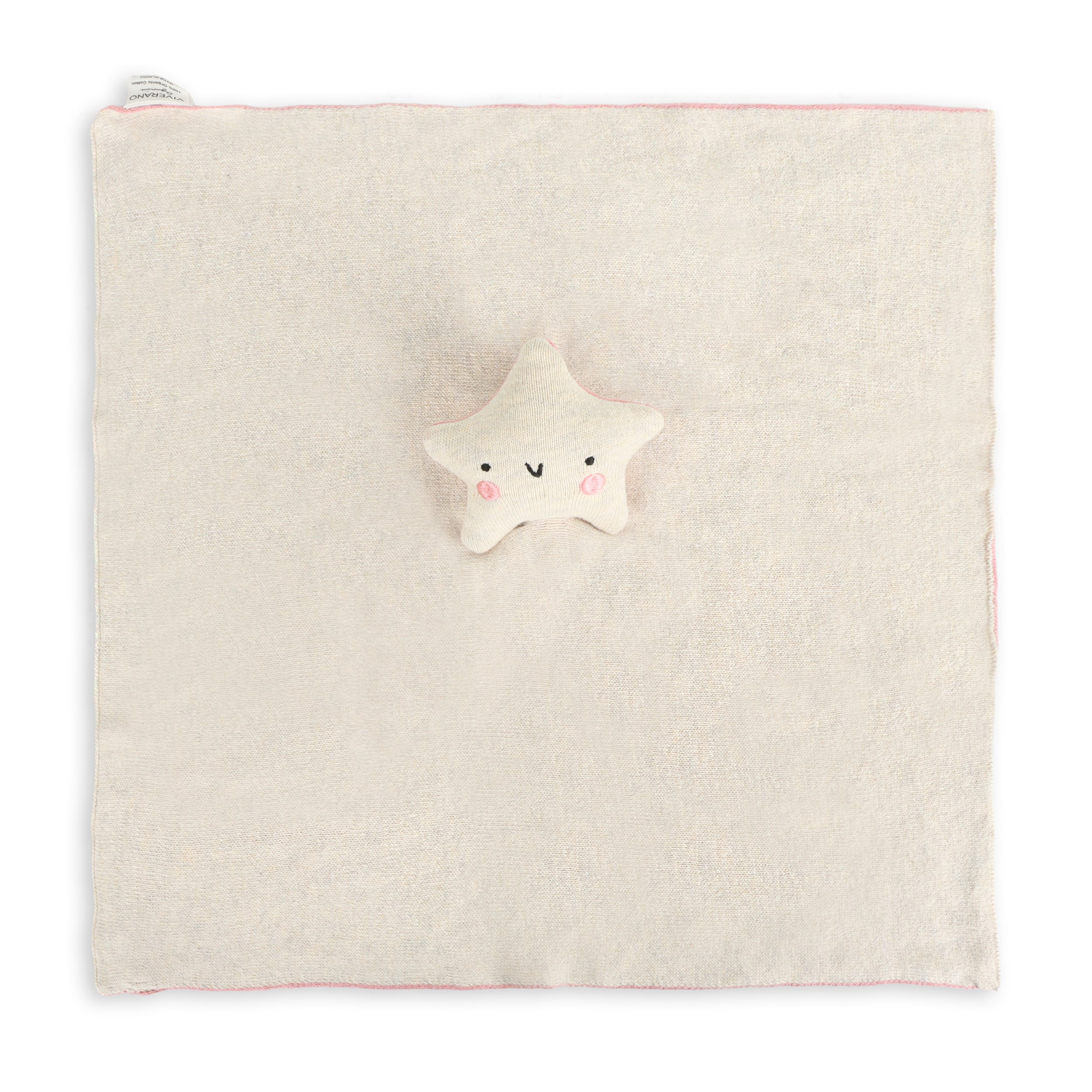 Star - Organic Baby Lovey Security Blanket Cuddle Cloth