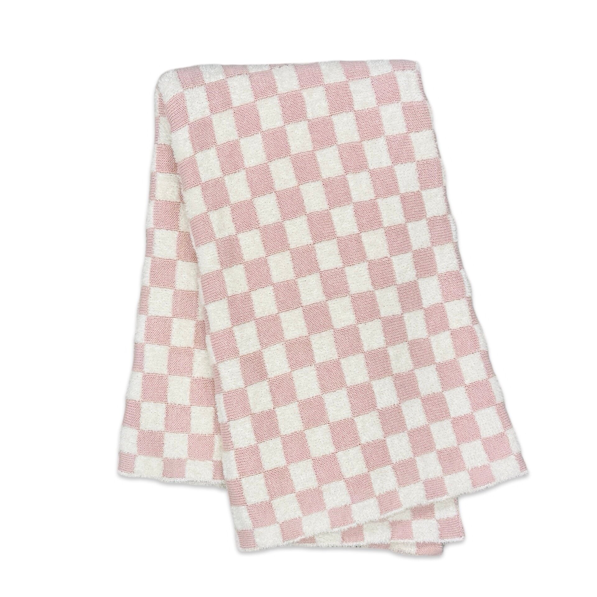 Luxurious 100% Organic Cotton Terry Jacquard Knit Baby Blanket 