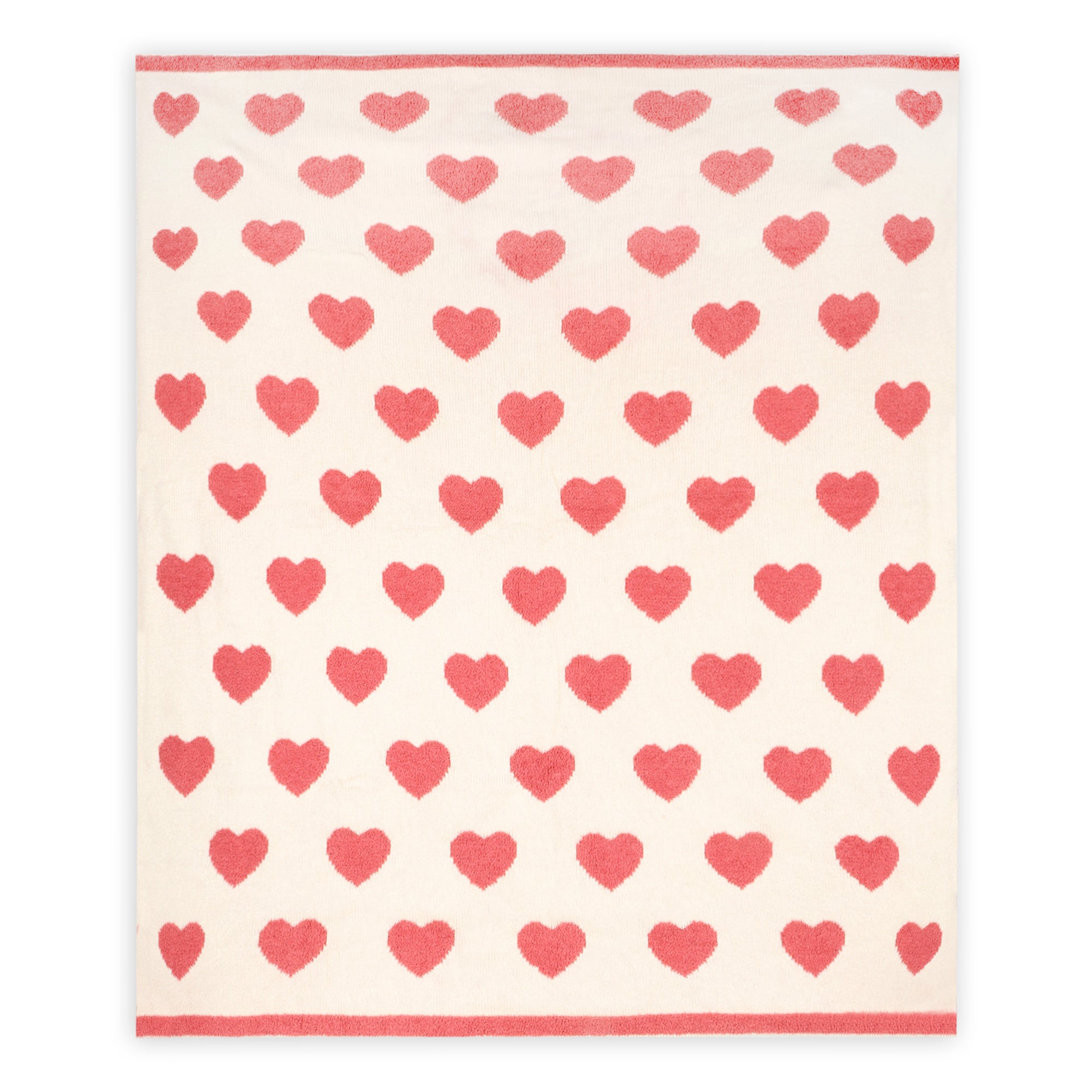 Fuzzy Love - Soft Jacquard Sweater Knit Baby Blanket (Organic Cotton)