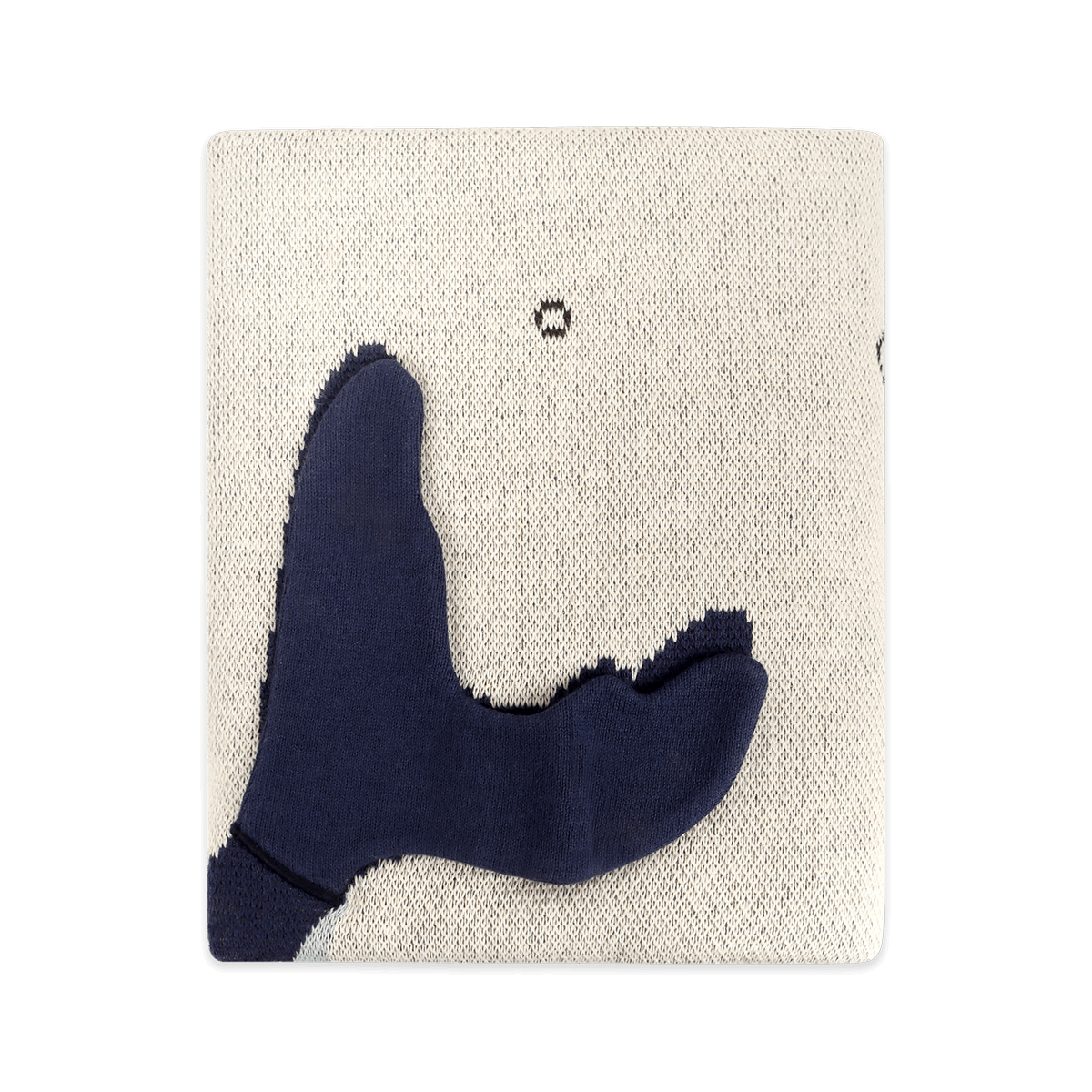Ocean Life 3D - Organic Cotton Jacquard Sweater Knit Baby Blankets by Viverano