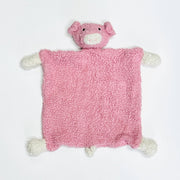 PIG - Organic SHERPA Lovey Baby Security Blanket Cuddle Cloth