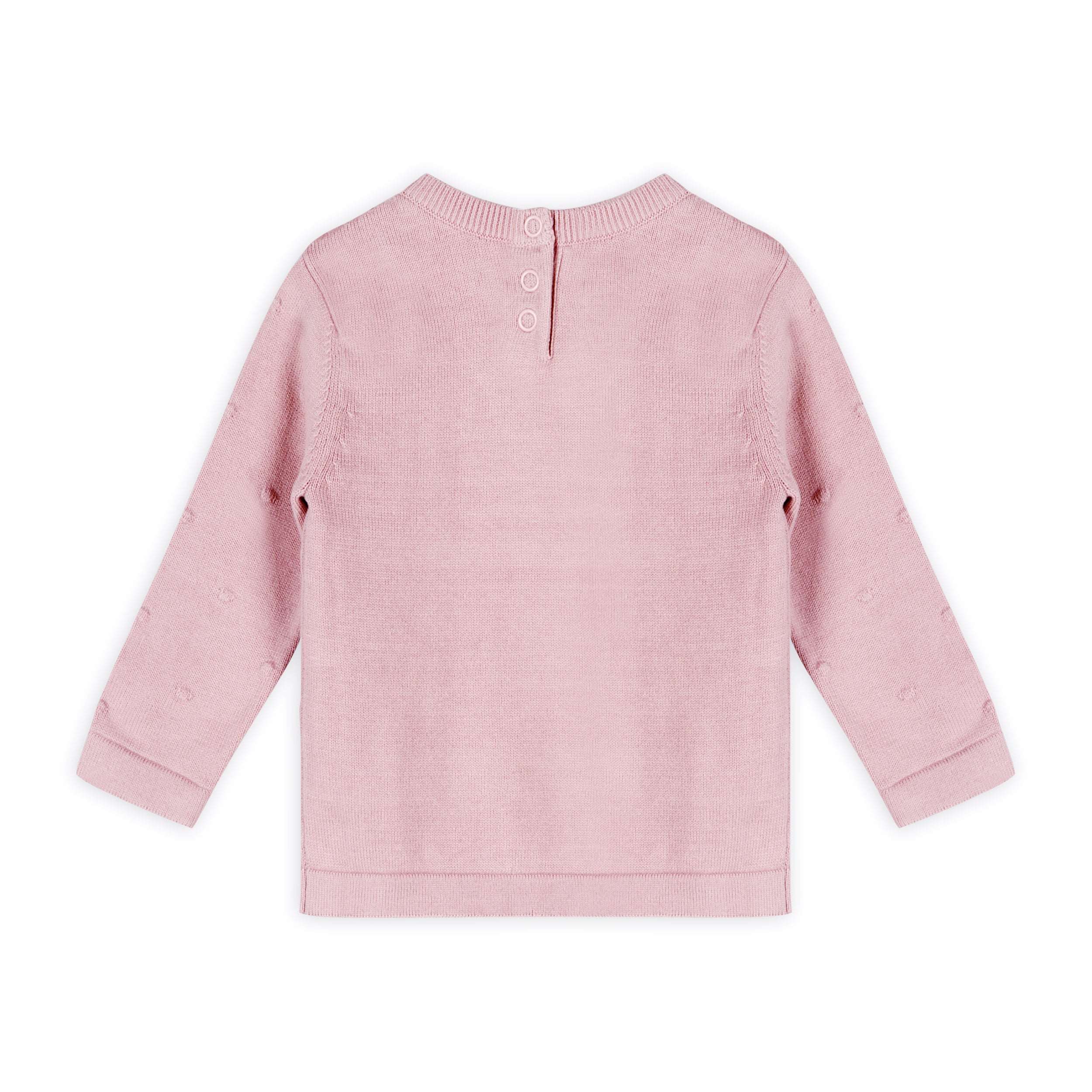 Milan Earthy Ruffle Bobble Baby Pullover Top (Organic Cotton) 