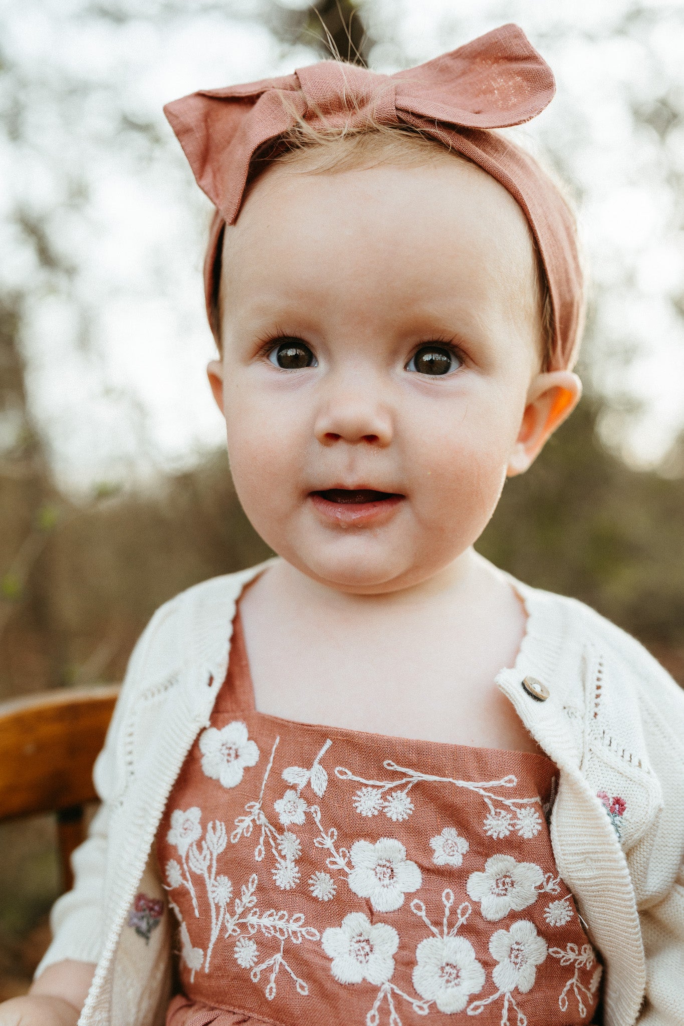 Jolie Bebe Woven Bow Baby Headbands (Organic) 10 Designs - Viverano