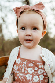 Jolie Bebe Woven Bow Baby Headbands (Organic) 10 Designs - Viverano