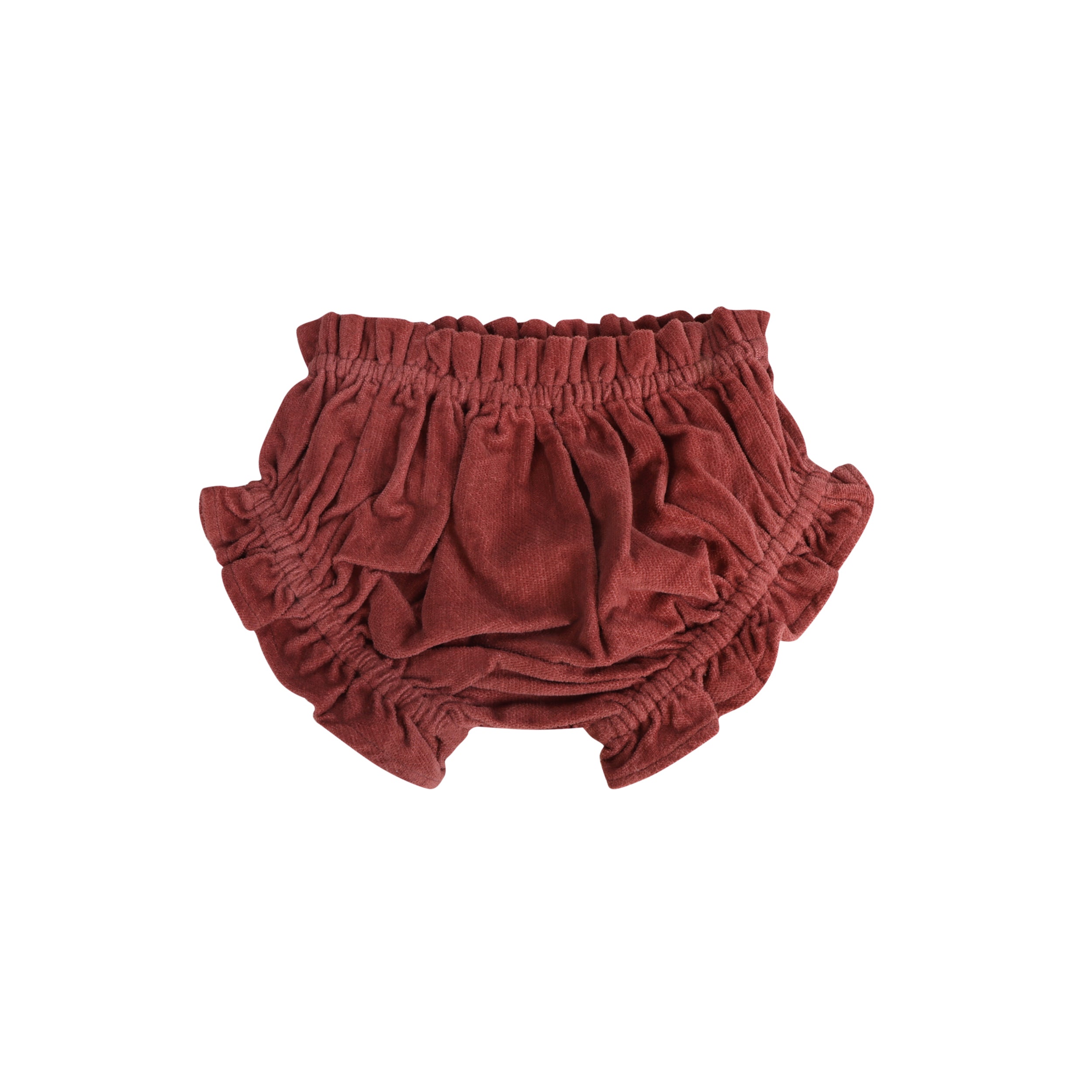 Amber Velvet Baby Dress & Bloomer Set (Organic Cotton)