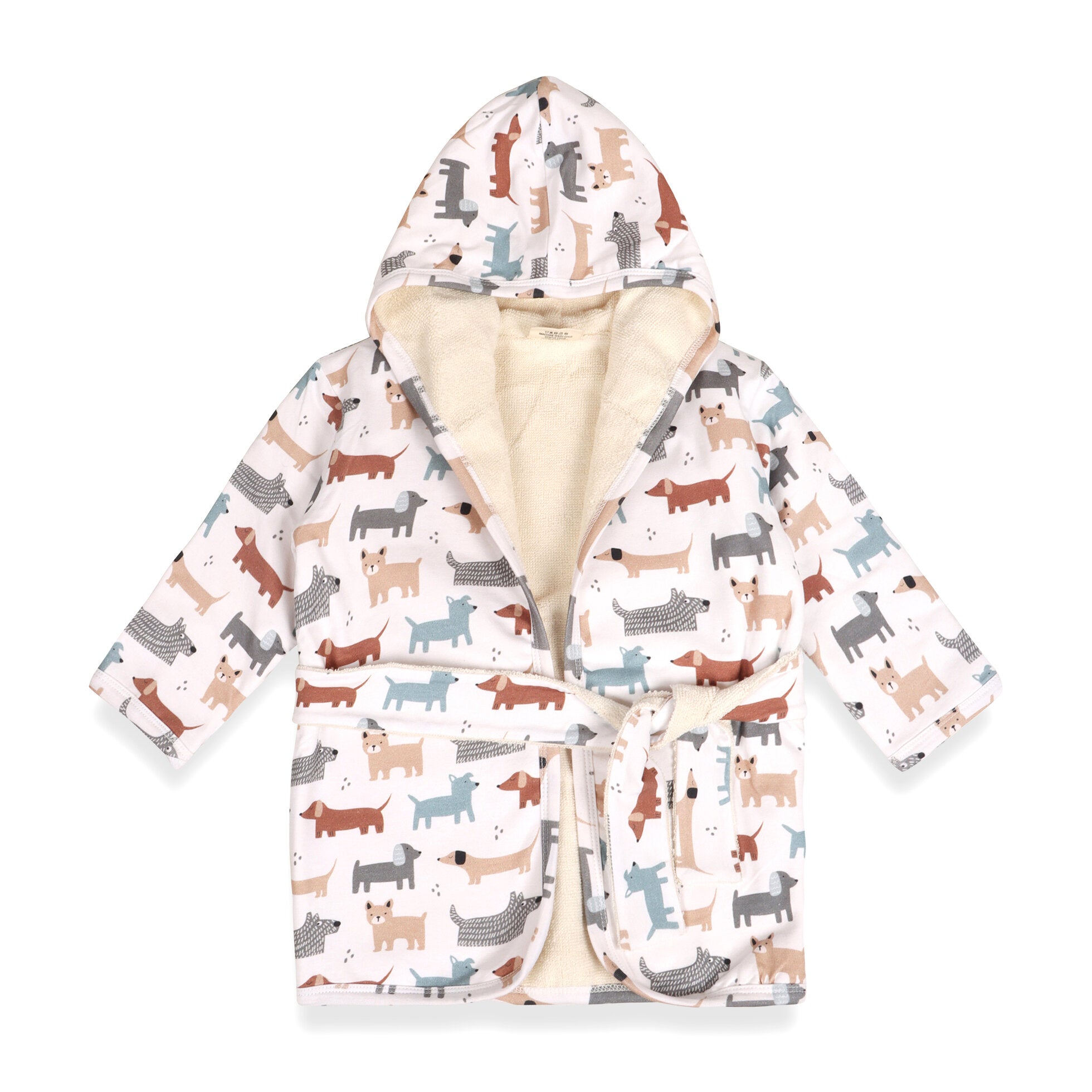Dog Baby Hooded Bathrobe (Organic Jersey)