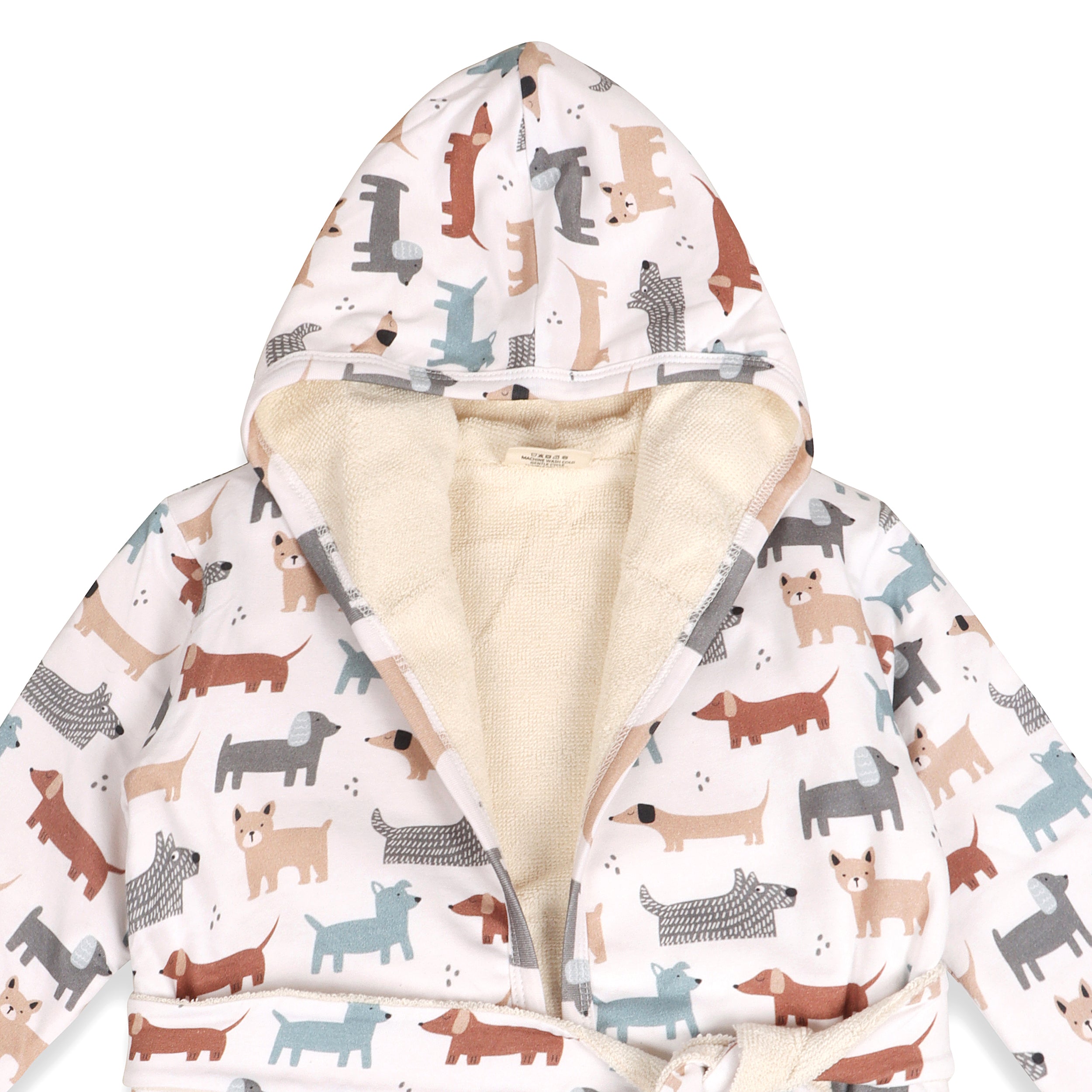 Dog Baby Hooded Bathrobe (Organic Jersey)