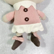 Frankie Bear Organic Cotton Hand Knit Stuffed Animal Baby Toy