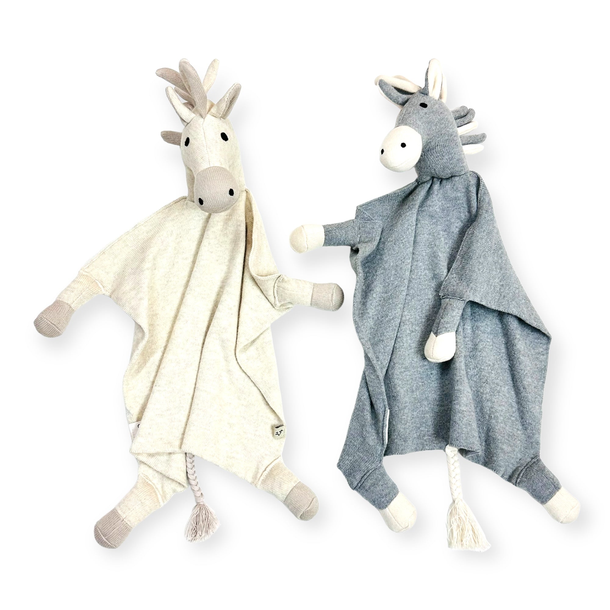 Horse Organic Baby Lovey Security Blanket Cuddle Cloth by Viverano Organics