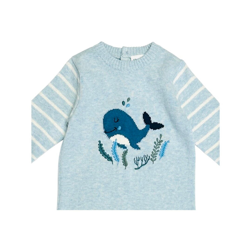 Organic Sweater Knit Baby Coverall Jumpsuits by Viverano
