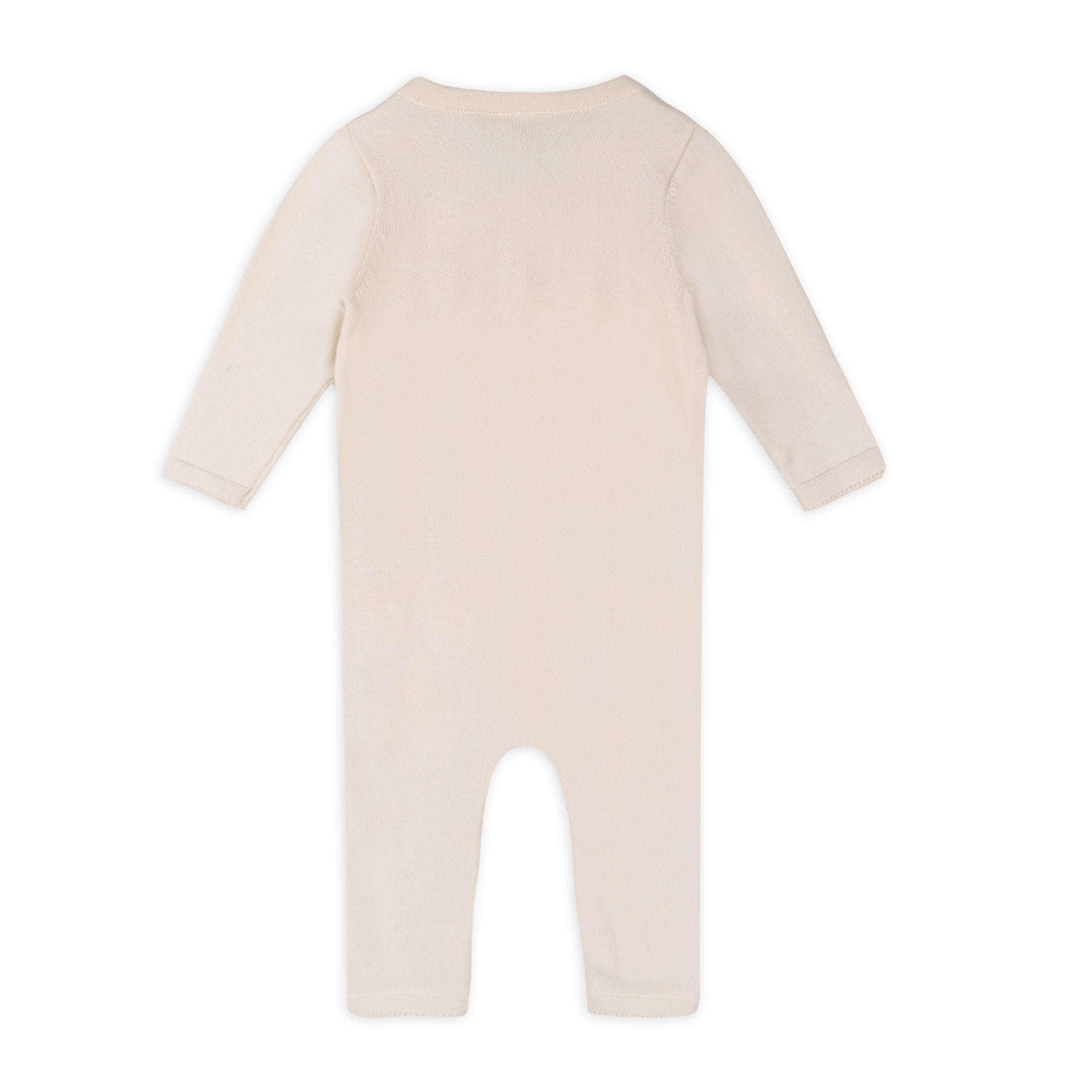 Pointelle Knit 2 Pocket Baby Jumpsuit (Organic Cotton) 