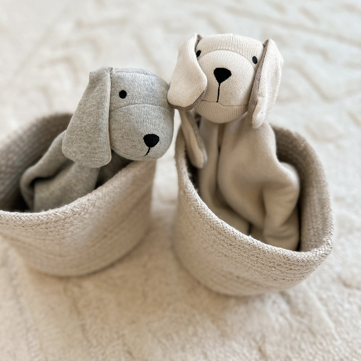 Puppy Dog Organic Baby Lovey Security Blanket Cuddle Cloth (Viverano)
