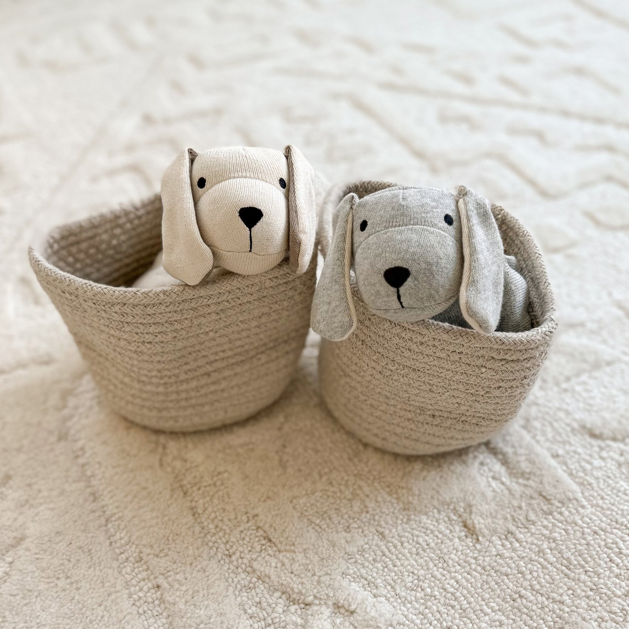 Puppy Dog Organic Baby Lovey Security Blanket Cuddle Cloth (Viverano)