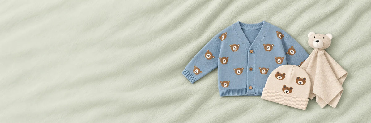 Bear Baby Clothes & Gifts in Organic Cotton