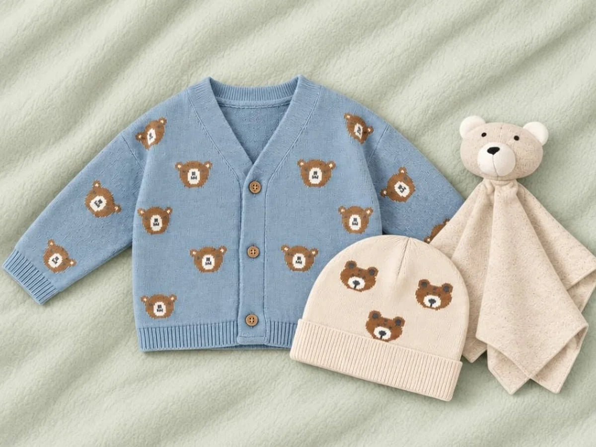 Bear Baby Clothes & Gifts in Organic Cotton