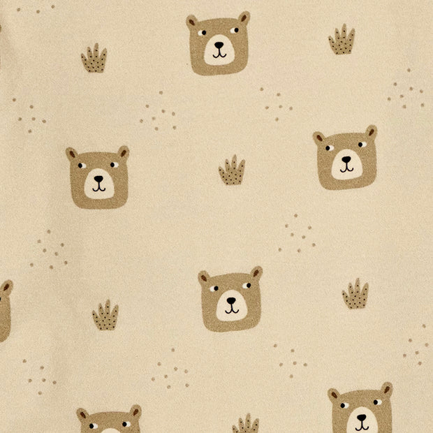 Bear Reversible Baby Blanket (Organic Jersey)