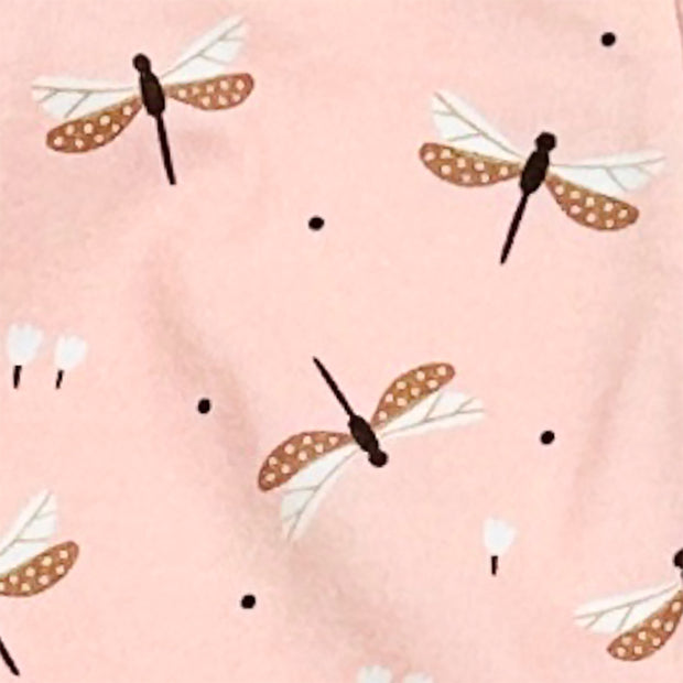 Dragonfly Ruffle Baby Jumpsuit (Organic Jersey) by Viverano Organics