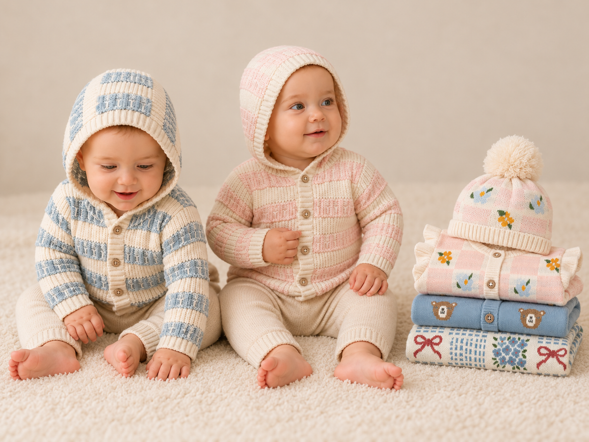 Fall / Winter 2026 Organic Sweater Knits Baby Clothes