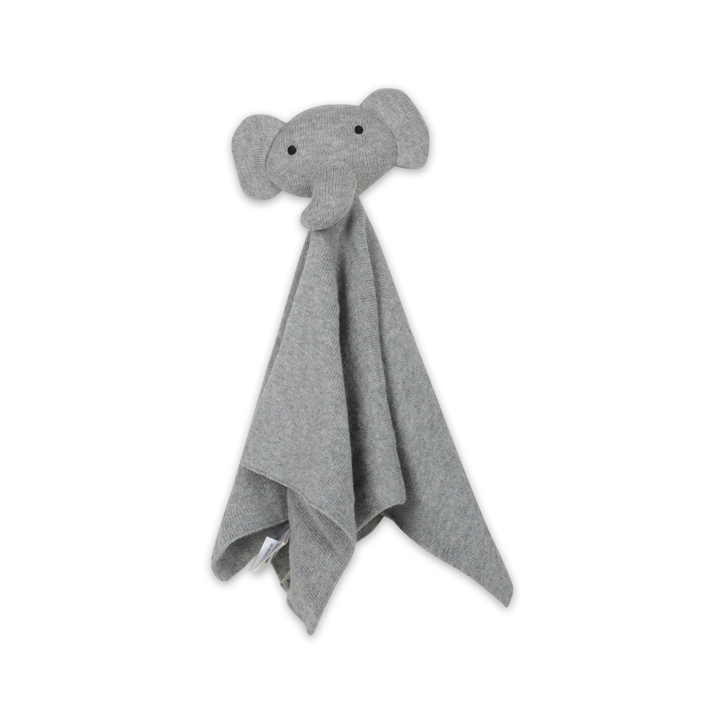 Organic Baby Lovey Security Blanket Cuddle Cloth  - Elephant 