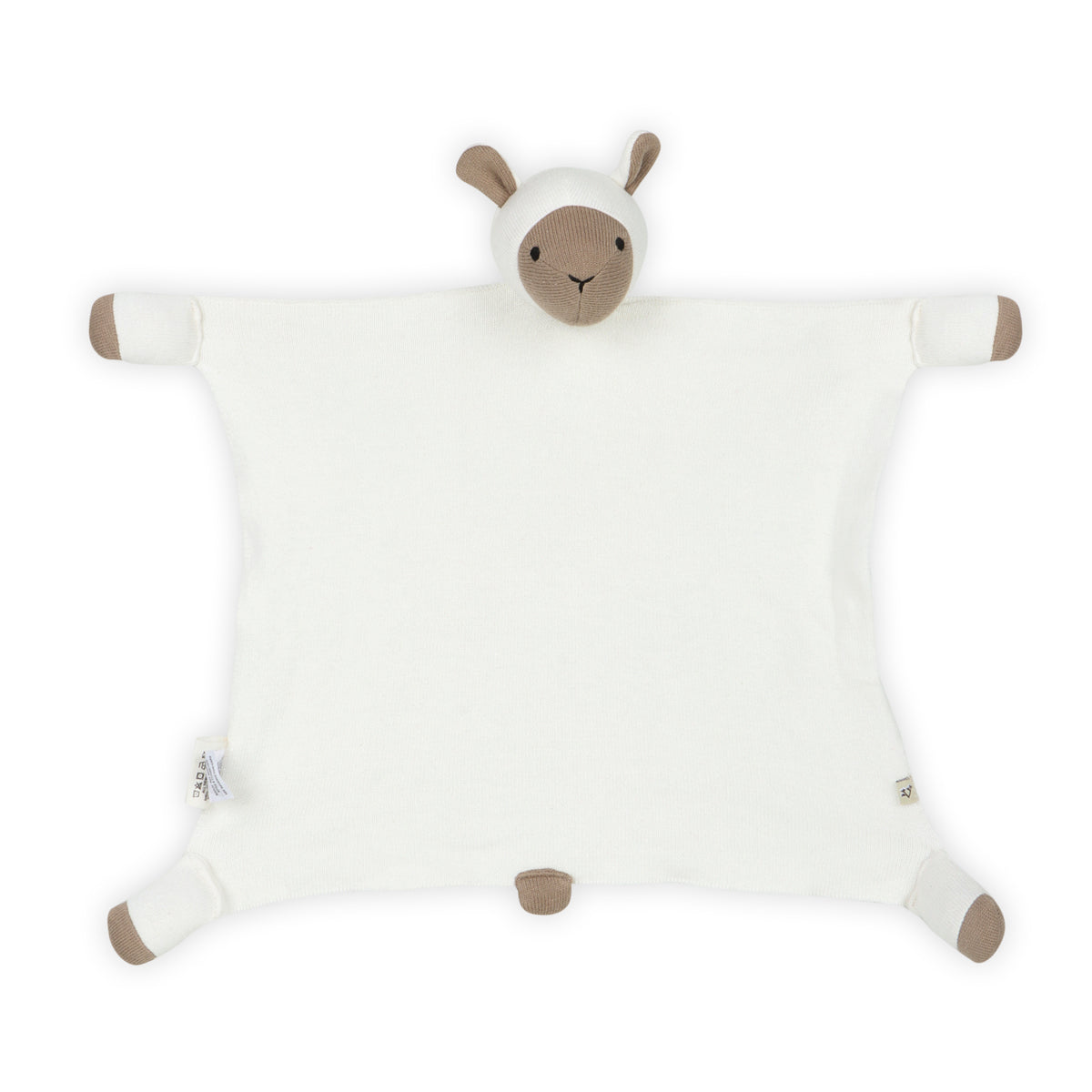 Organic Baby Lovey Security Blanket Cuddle Cloth Lamb (Viverano)