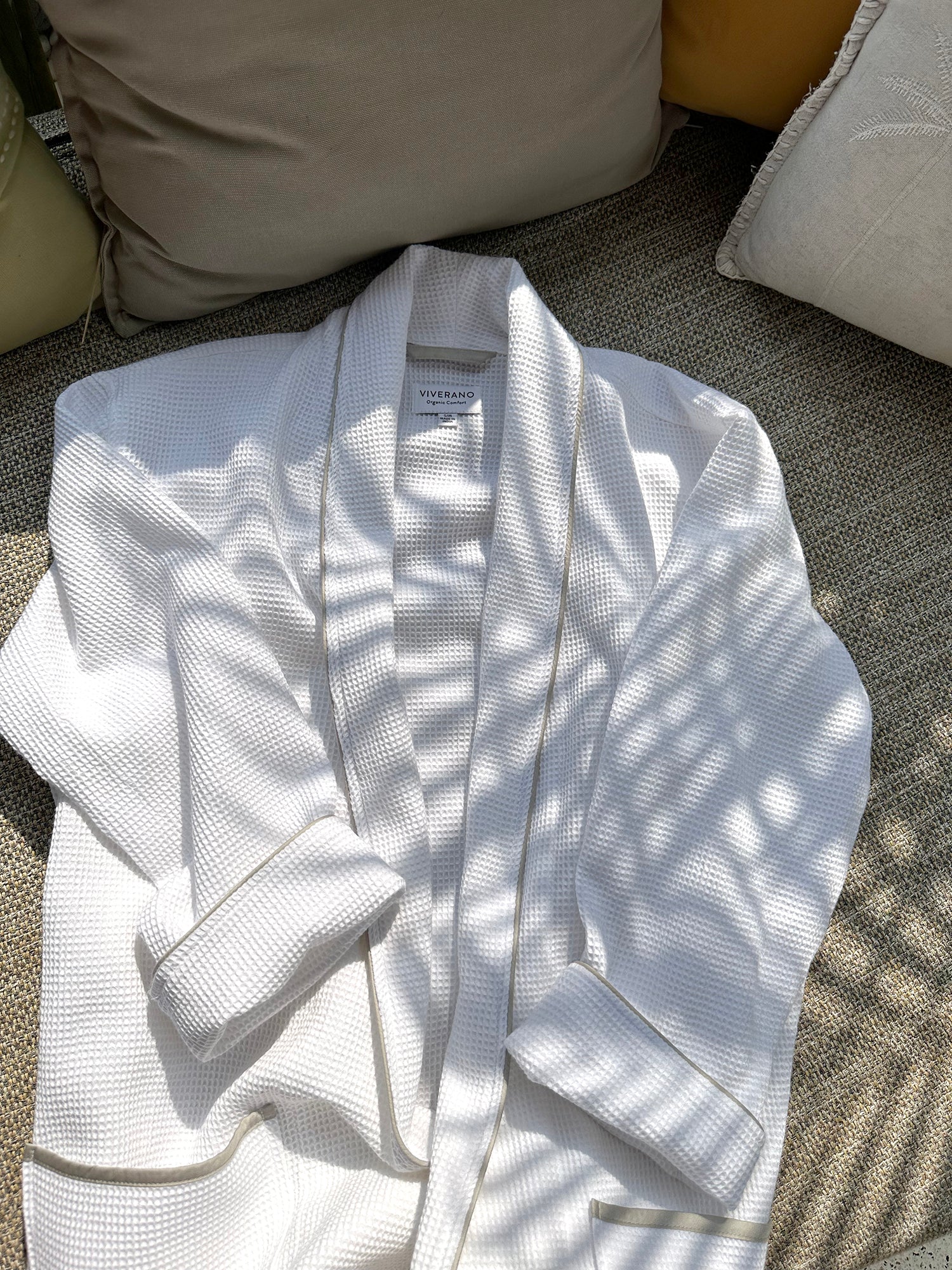 Women's Organic Waffle Weave Robes (3 Colors)Women's Organic Waffle Weave Spa Bath Robes by Viverano Organics
