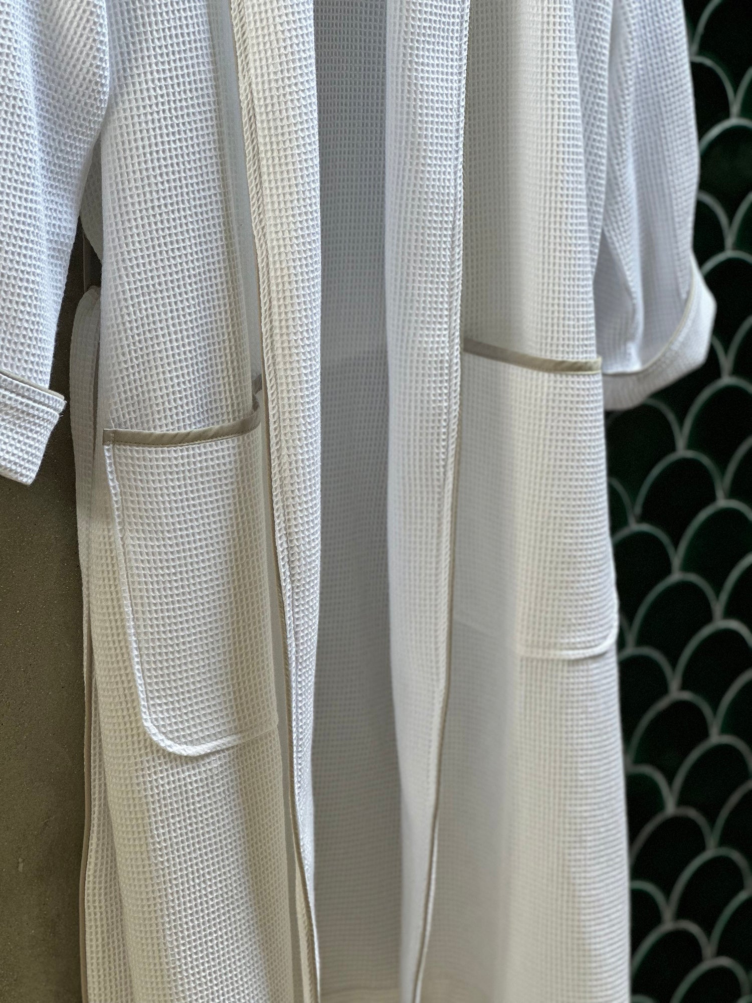 Women's Organic Waffle Weave Robes (3 Colors)Women's Organic Waffle Weave Spa Bath Robes by Viverano Organics