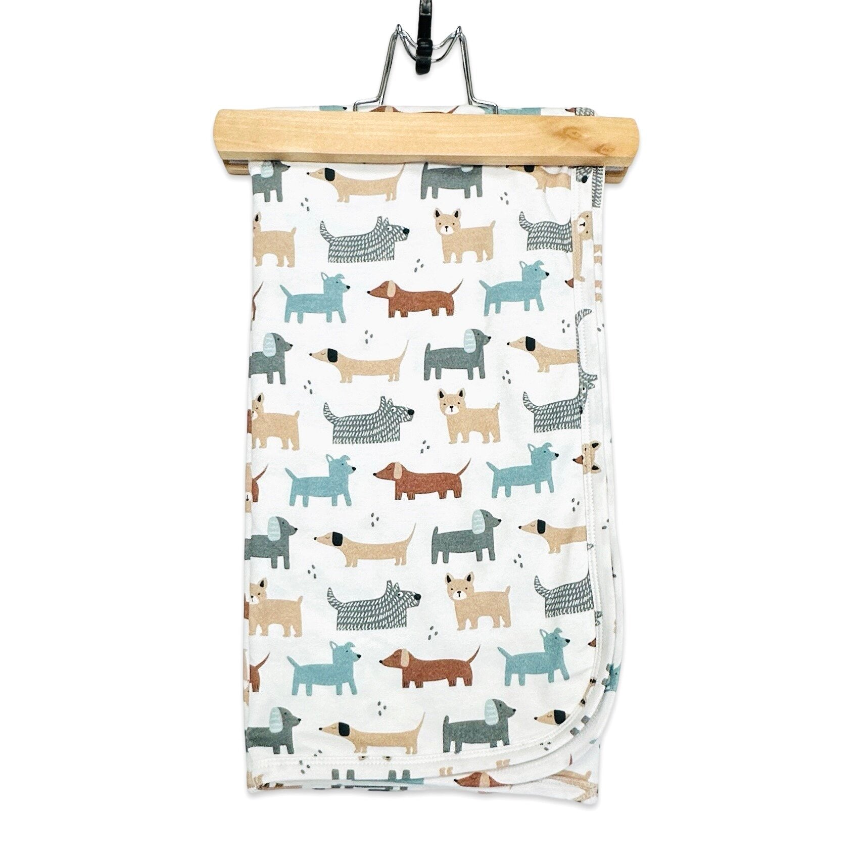Dog Reversible Baby Blanket (Organic Jersey)