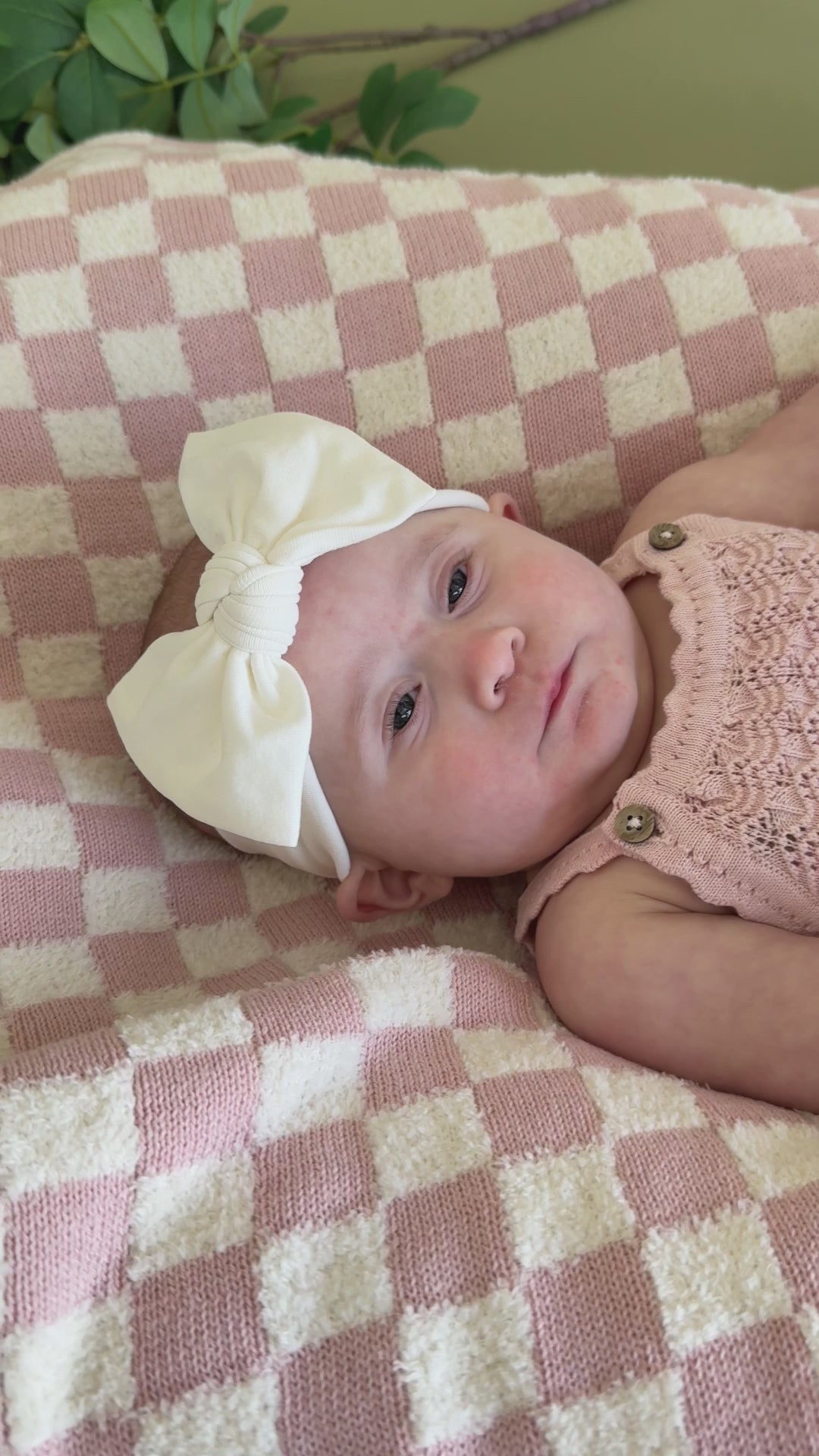 Nyla Textured Baby Tank & Shorts Set (Organic Cotton) - Model