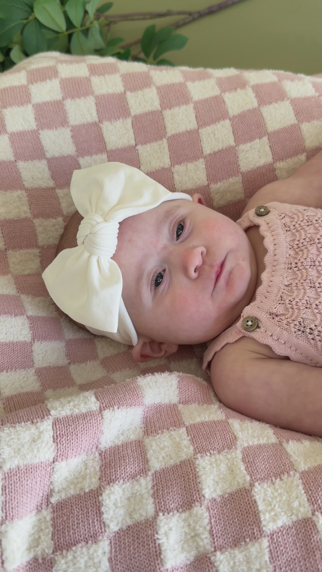Nyla Textured Baby Tank & Shorts Set (Organic Cotton) - Model