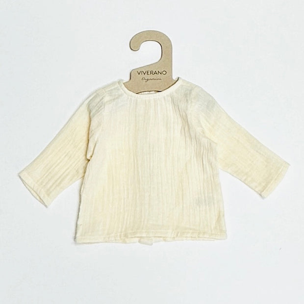 Corduroy Baby Overall Set with Muslin Shirt (Organic Cotton)